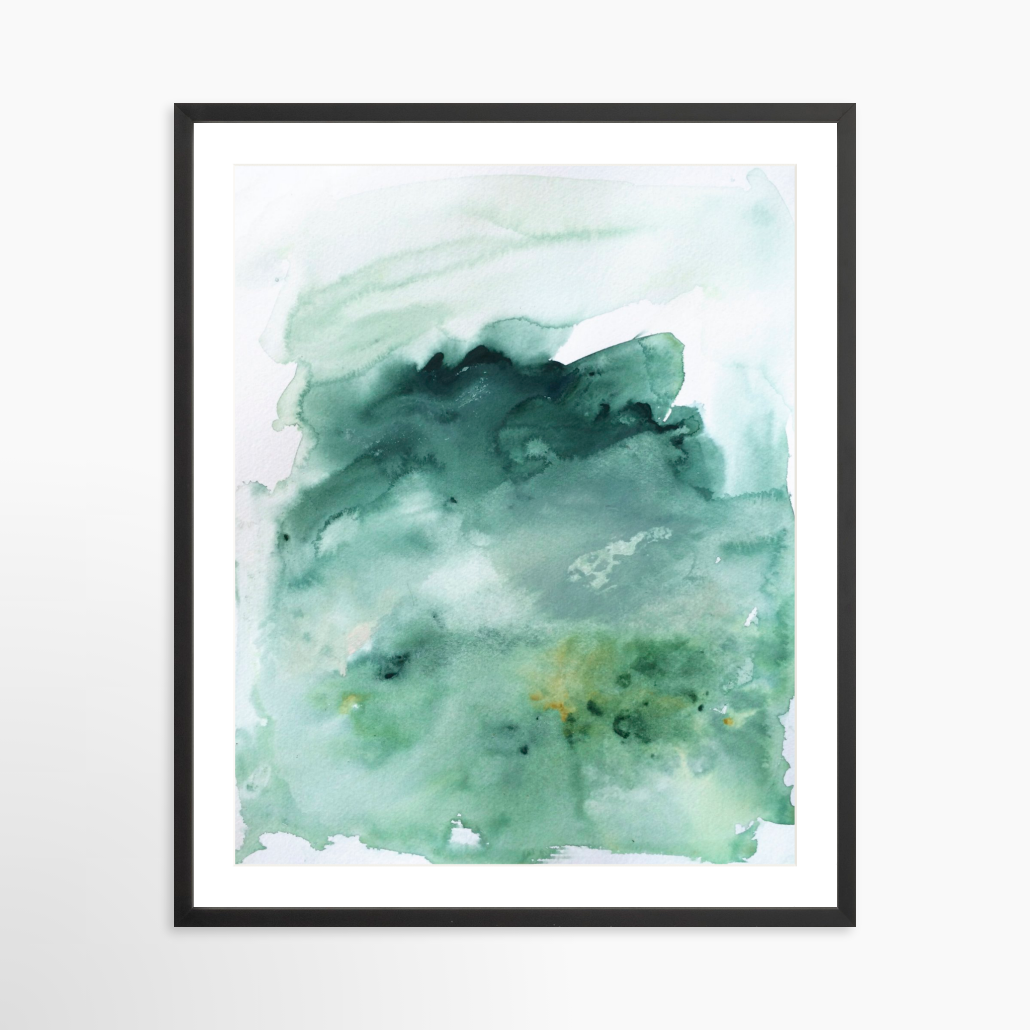 24x30 / Black Frame + White Mat