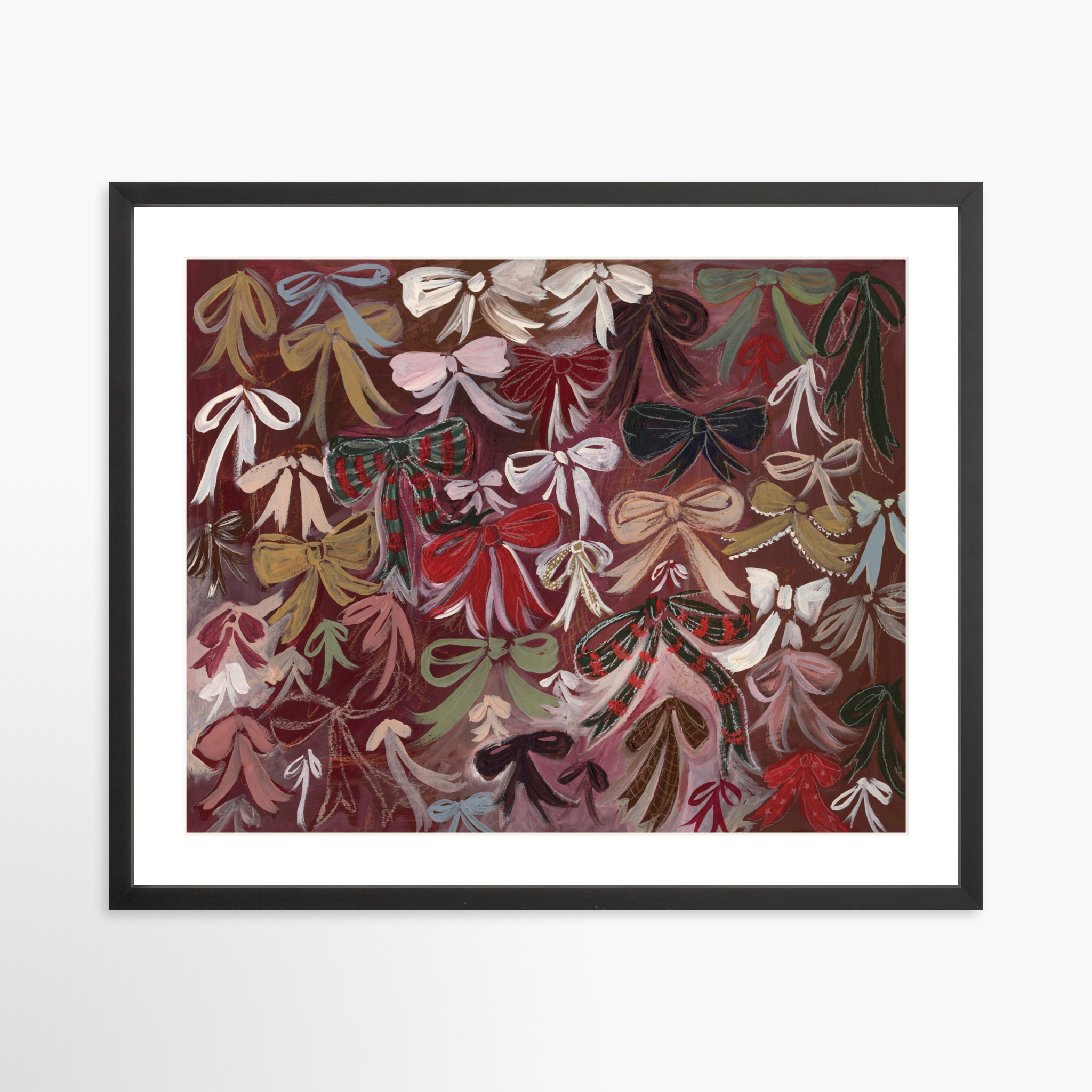 25x20 / Black Frame + White Mat