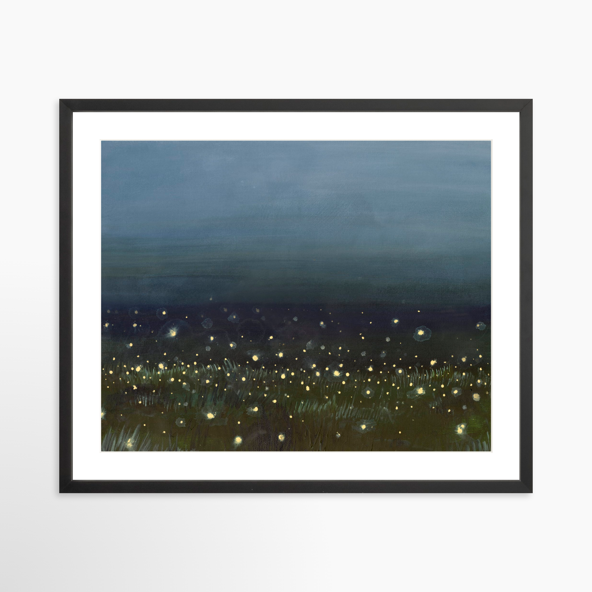 25x20 / Black Frame + White Mat