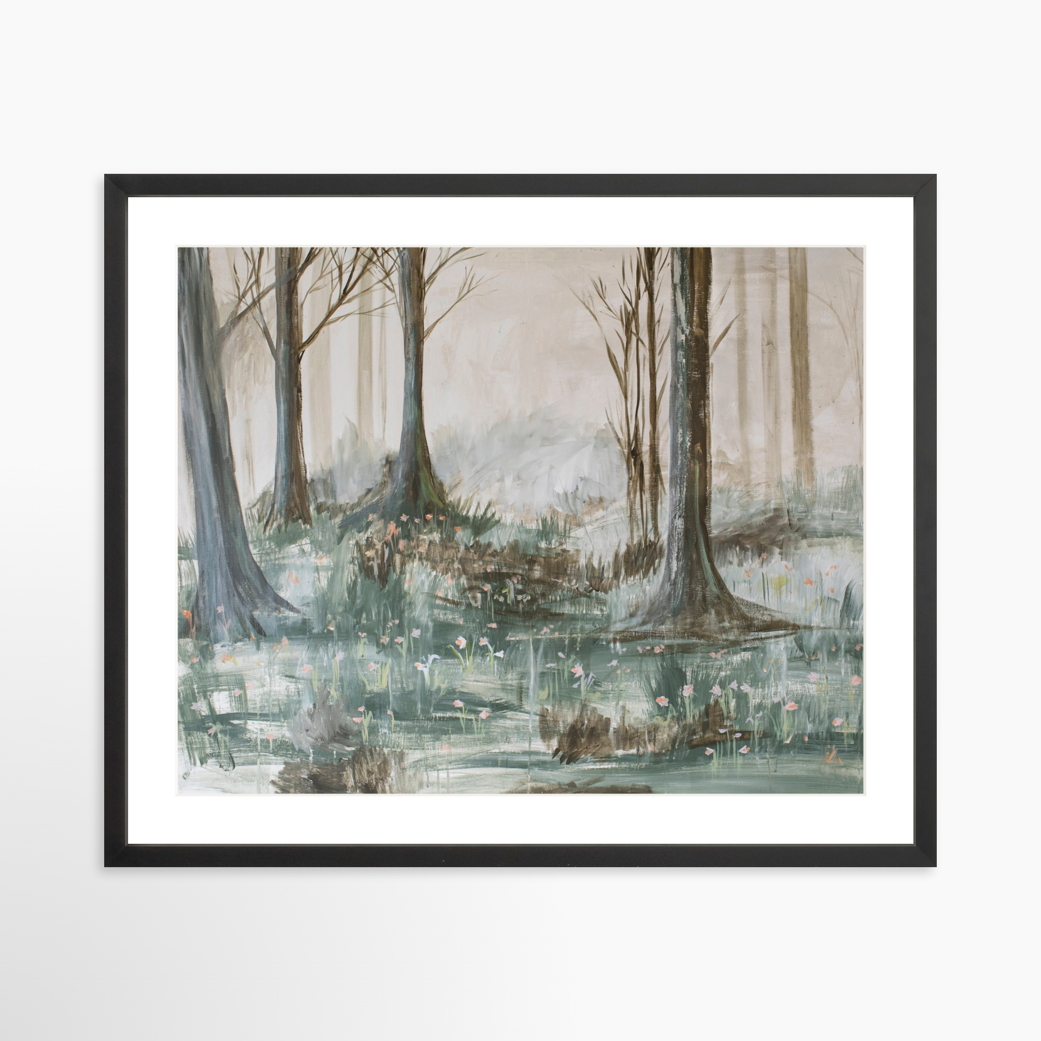 25x20 / Black Frame + White Mat