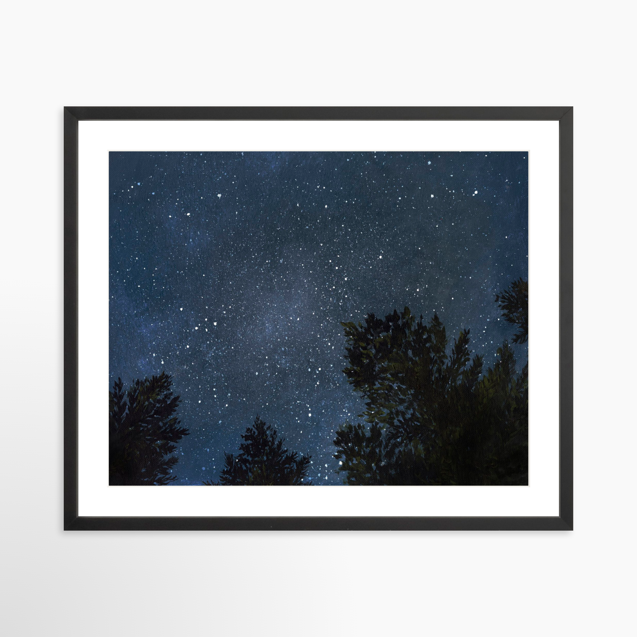 25x20 / Black Frame + White Mat