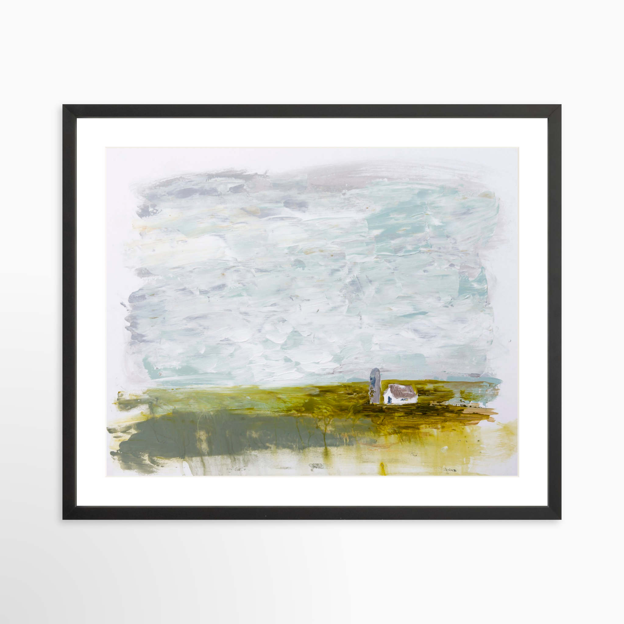 25x20 / Black Frame + White Mat