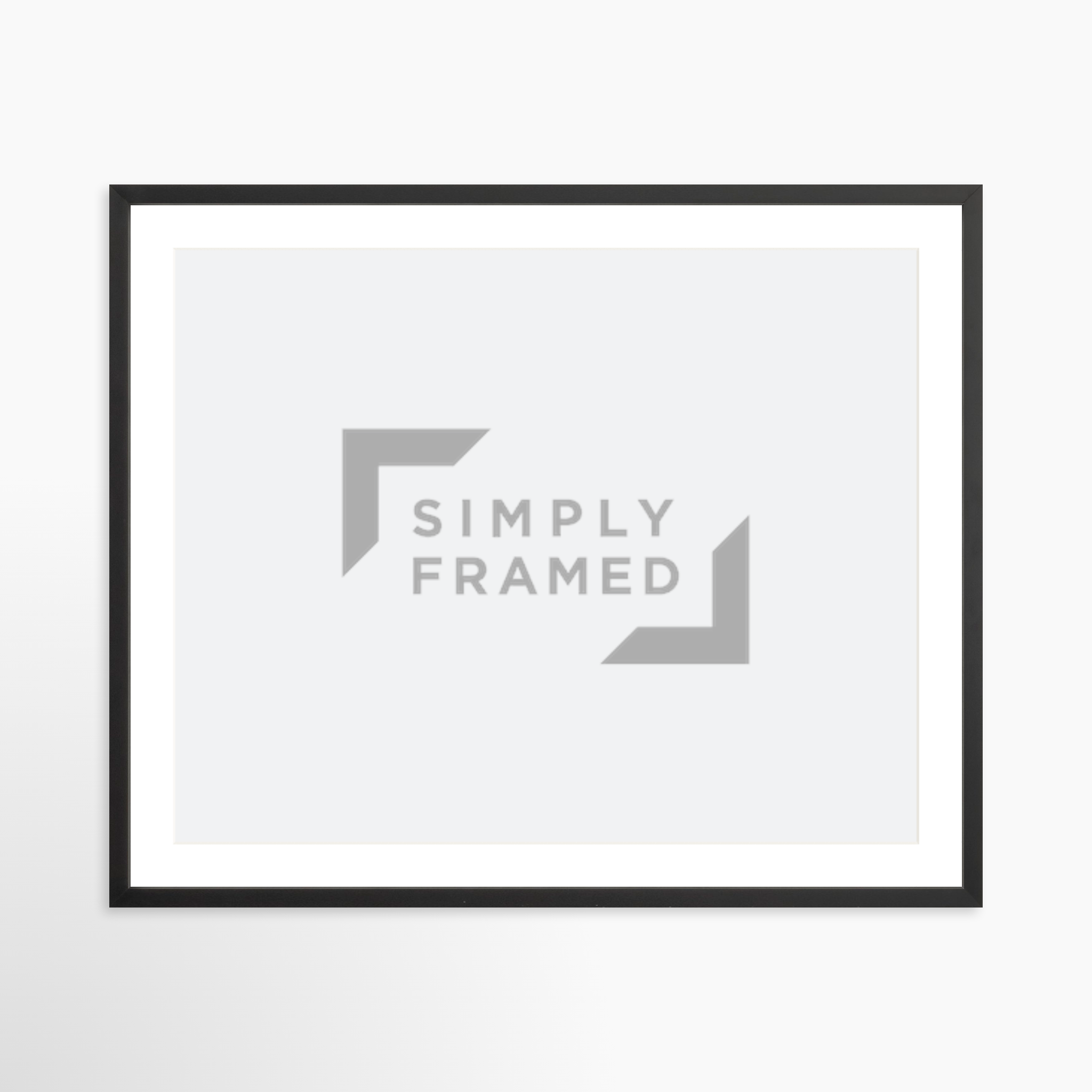 30x24 / Black Frame + White Mat