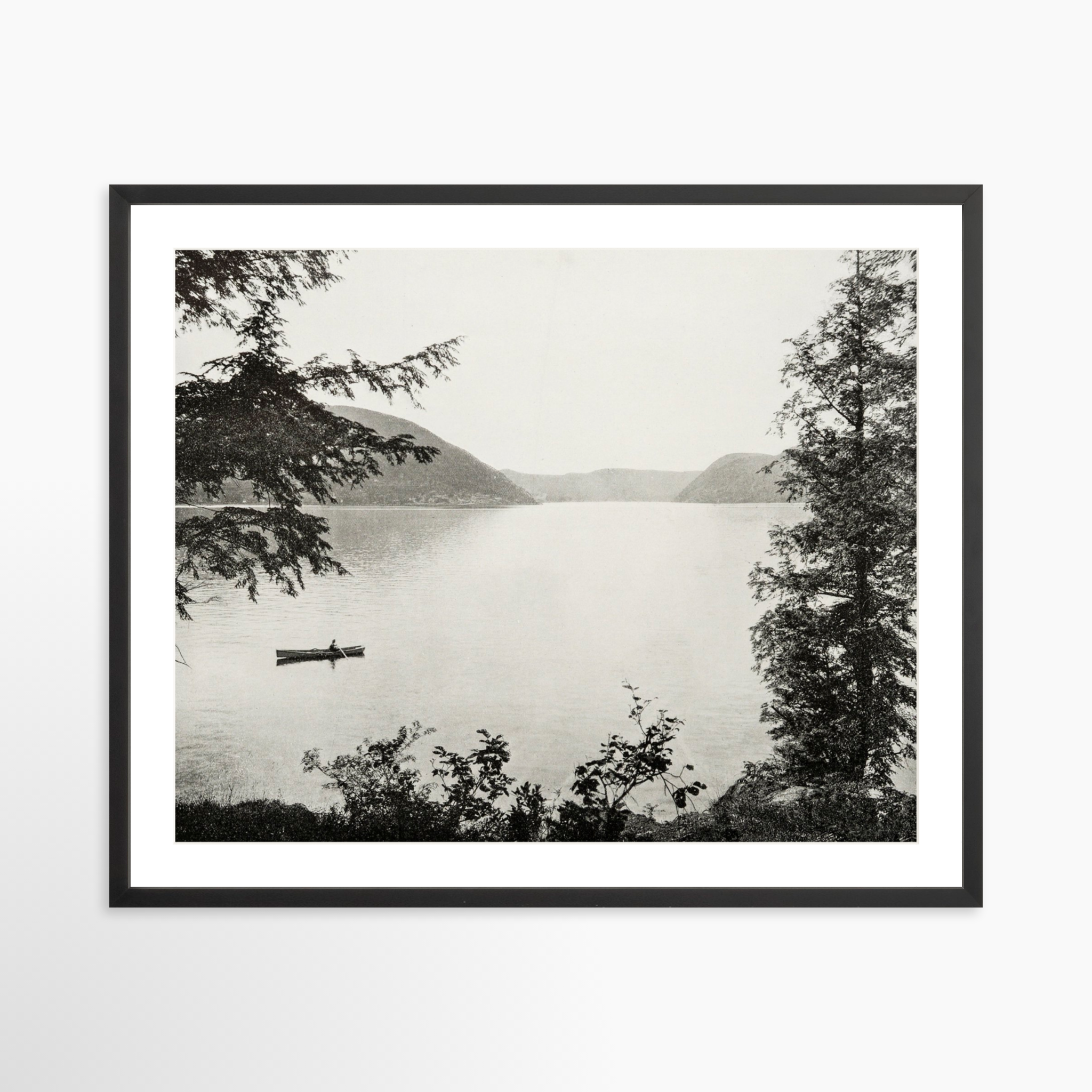 30x24 / Black Frame + White Mat