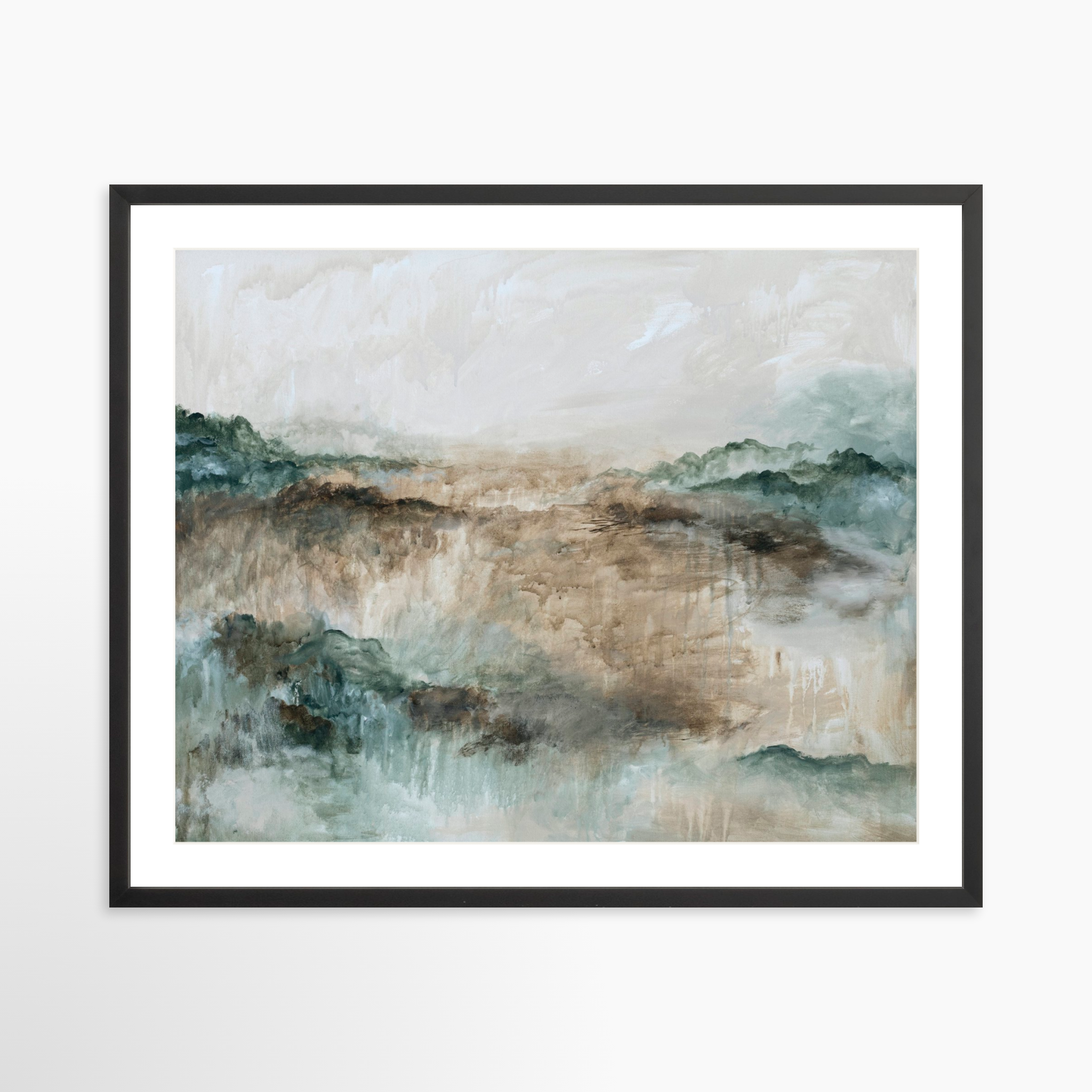 30x24 / Black Frame + White Mat