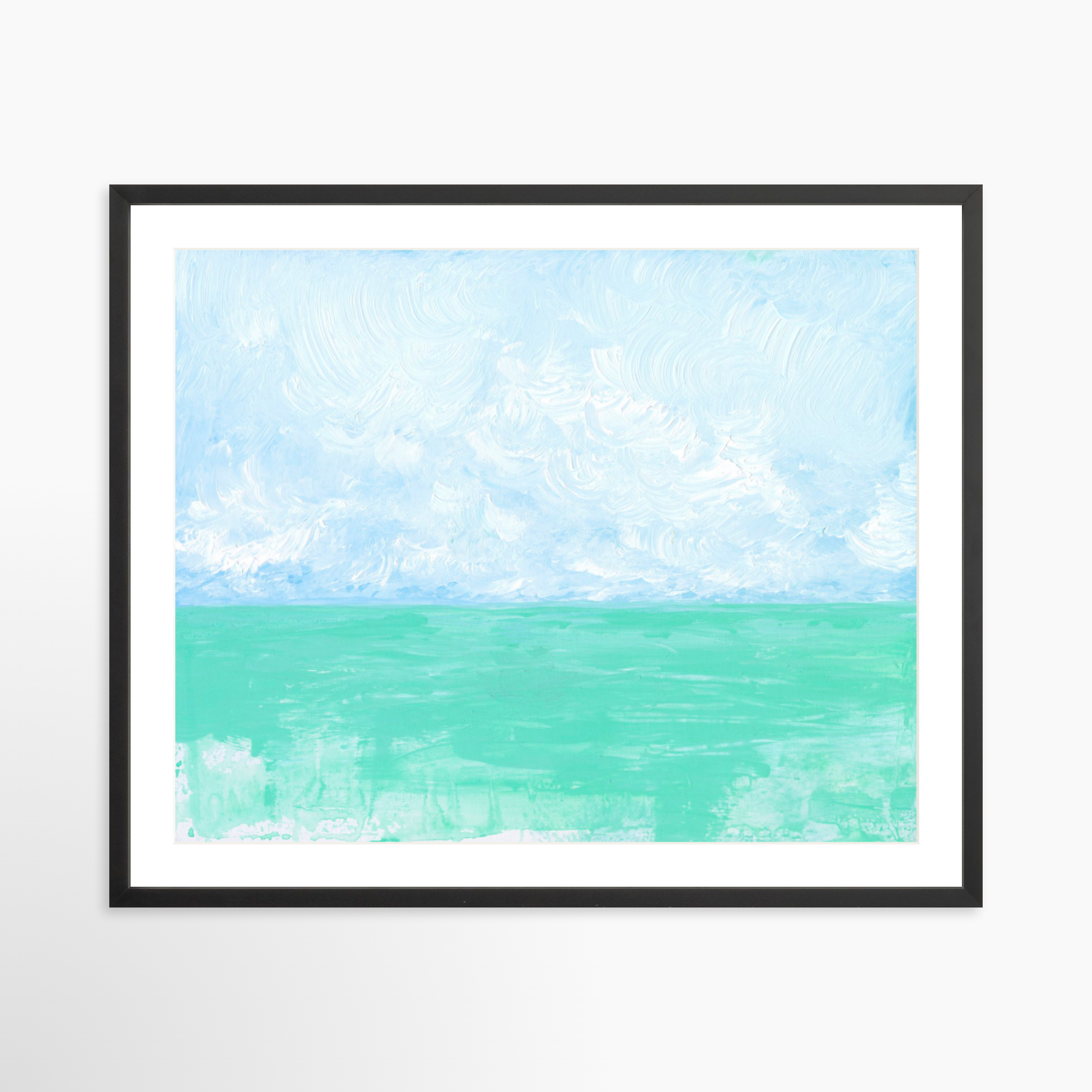 30x24 / Black Frame + White Mat