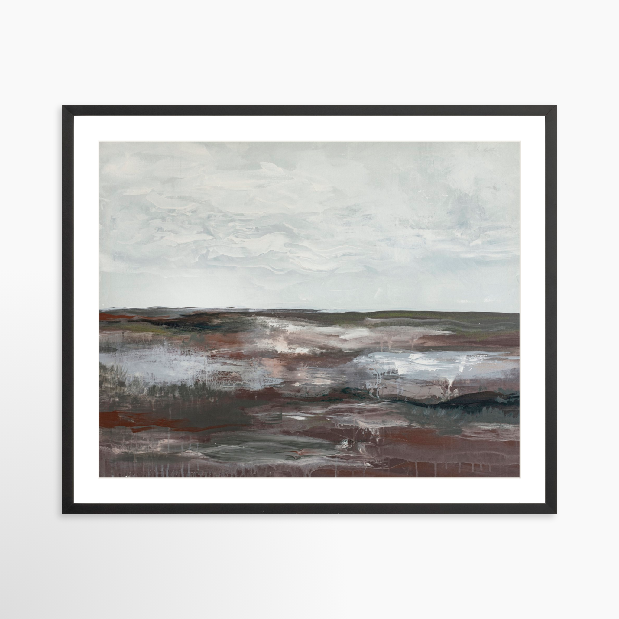30x24 / Black Frame + White Mat