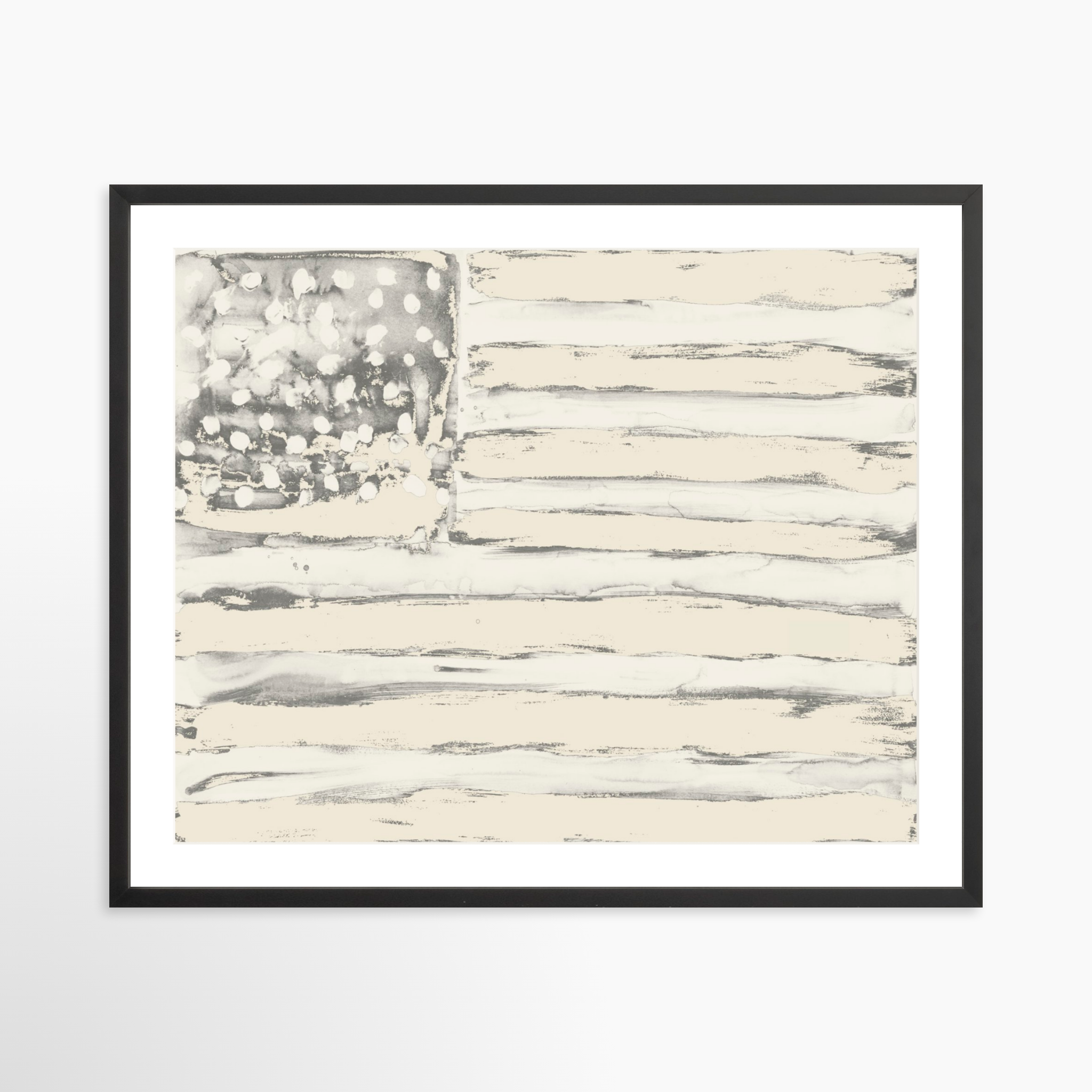 30x24 / Black Frame + White Mat