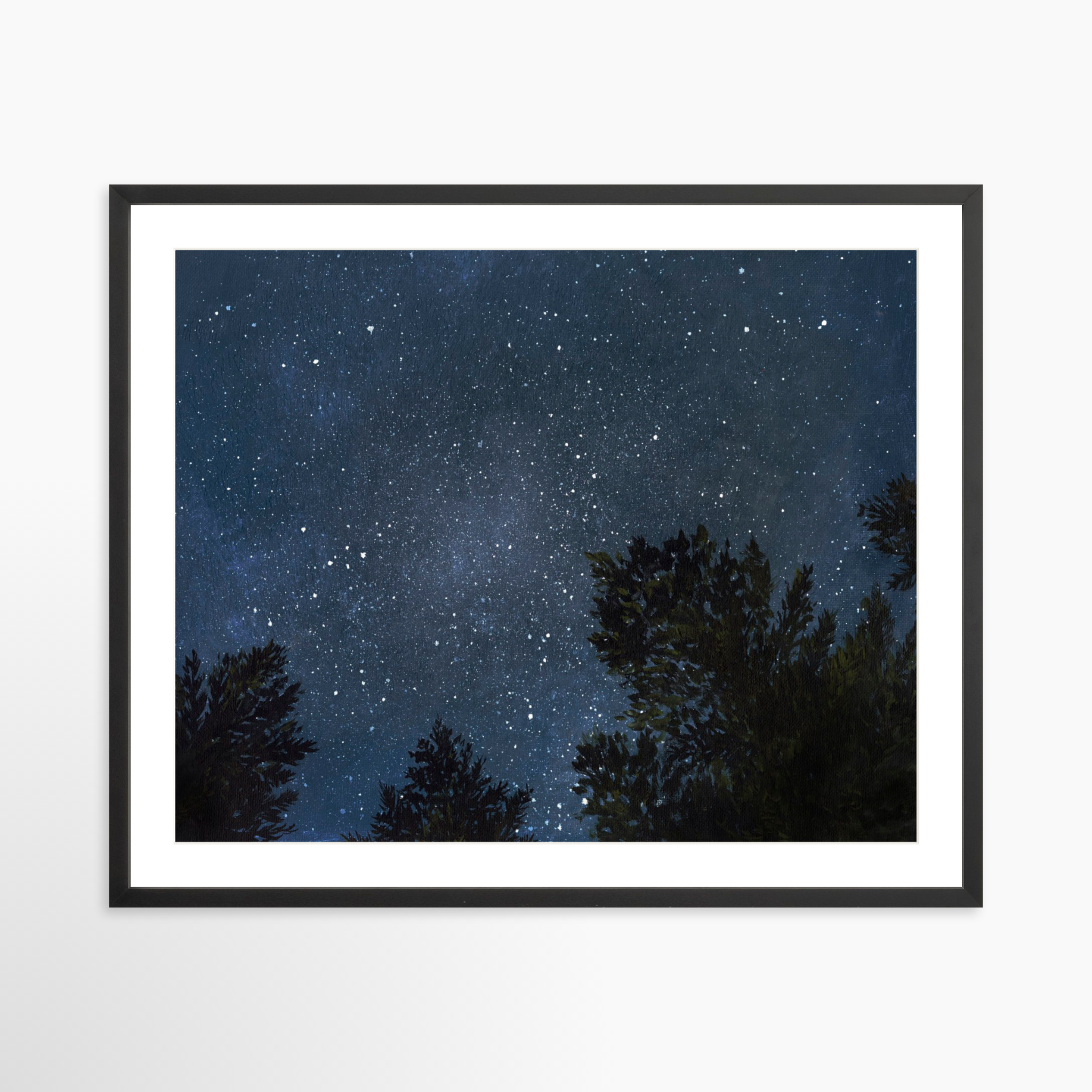 30x24 / Black Frame + White Mat