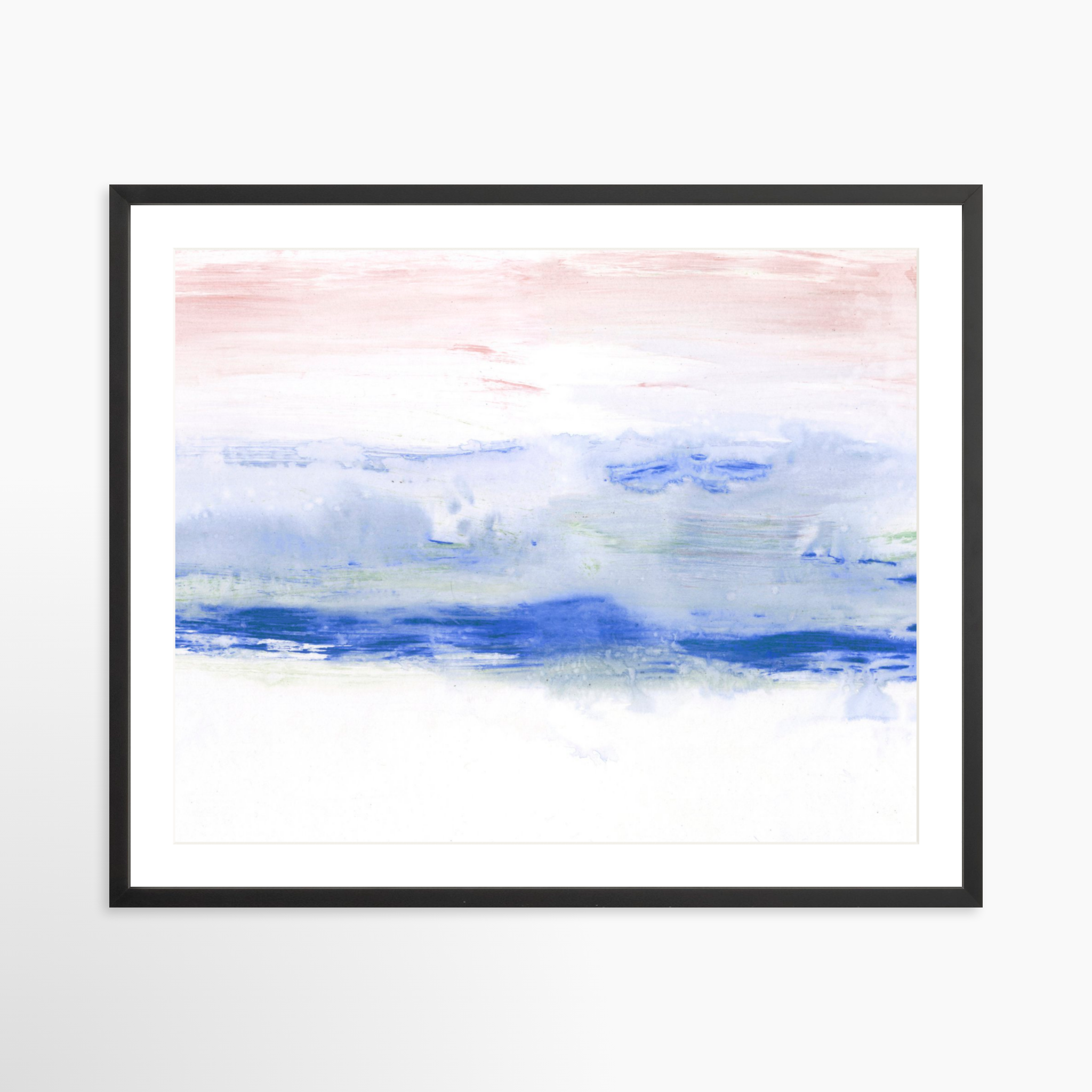 30x24 / Black Frame + White Mat