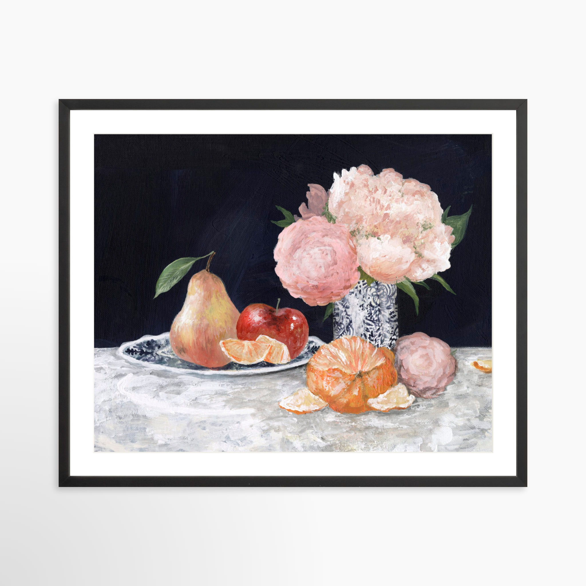 30x24 / Black Frame + White Mat