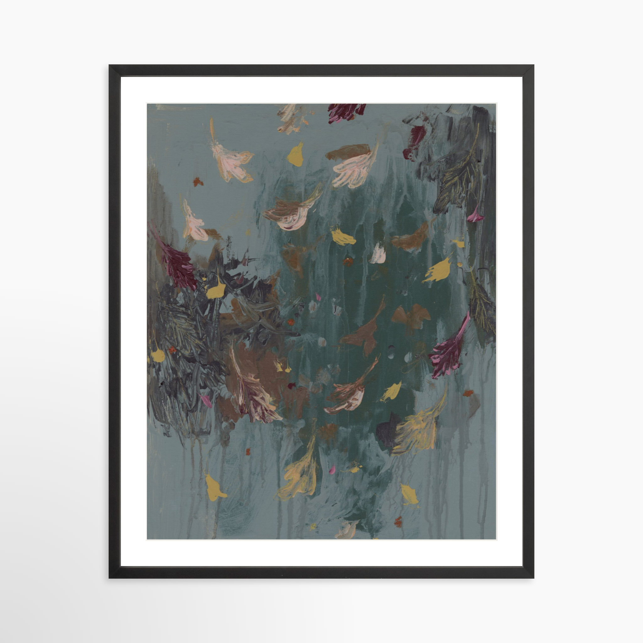 24x30 / Black Frame + White Mat