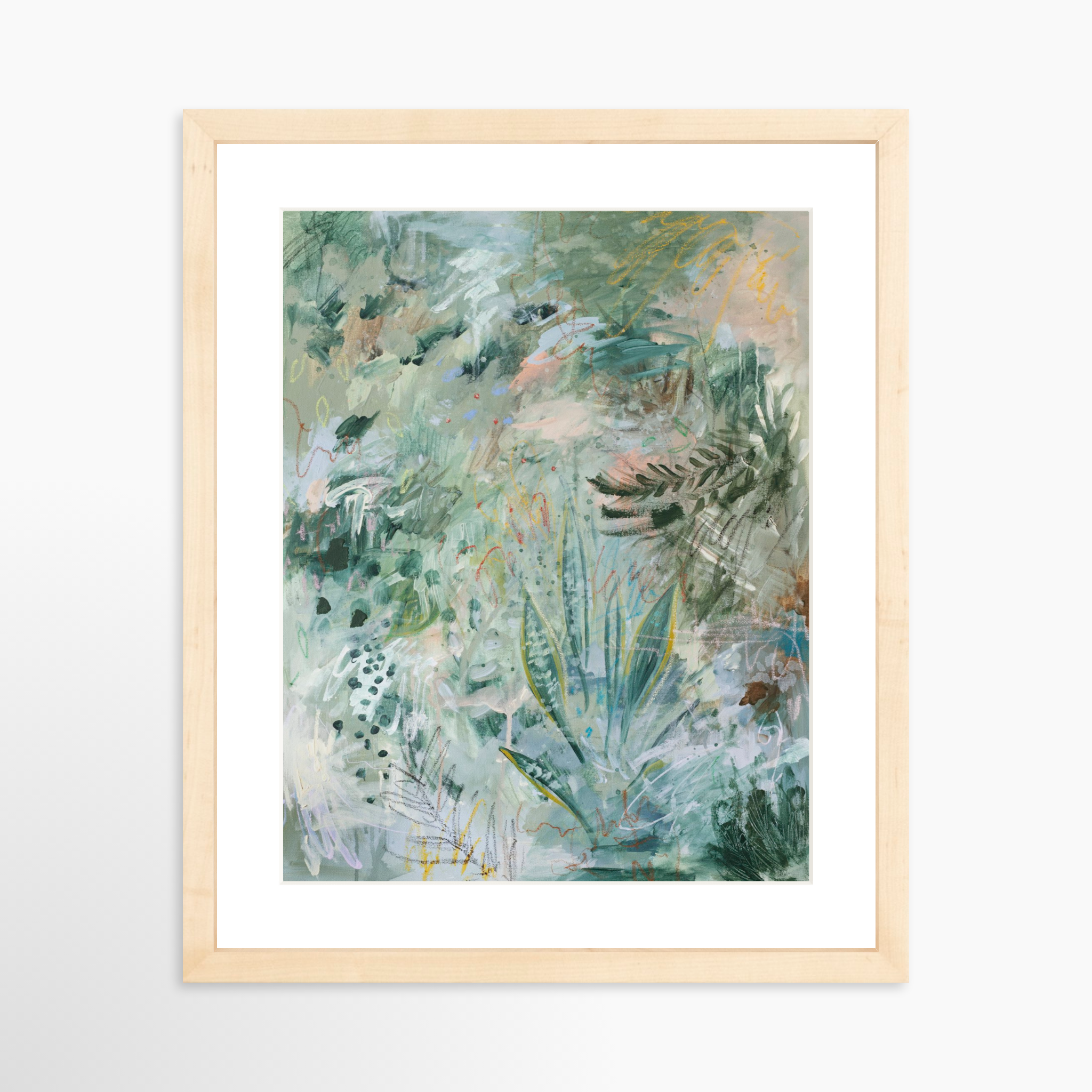 11.14 / Natural Frame + White Mat