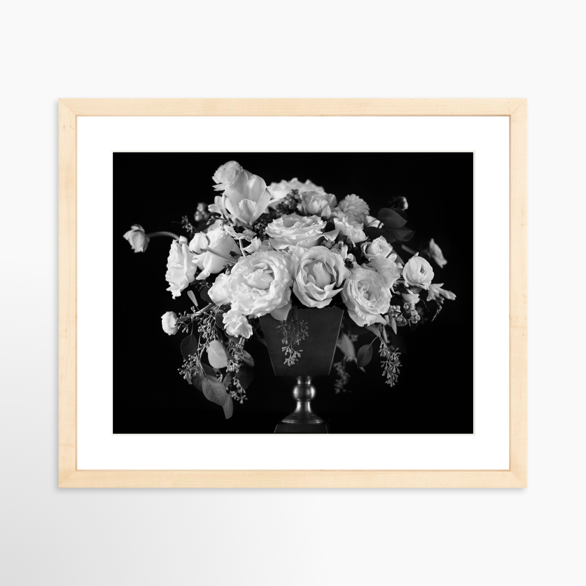 14x11 / Natural Frame + White Mat