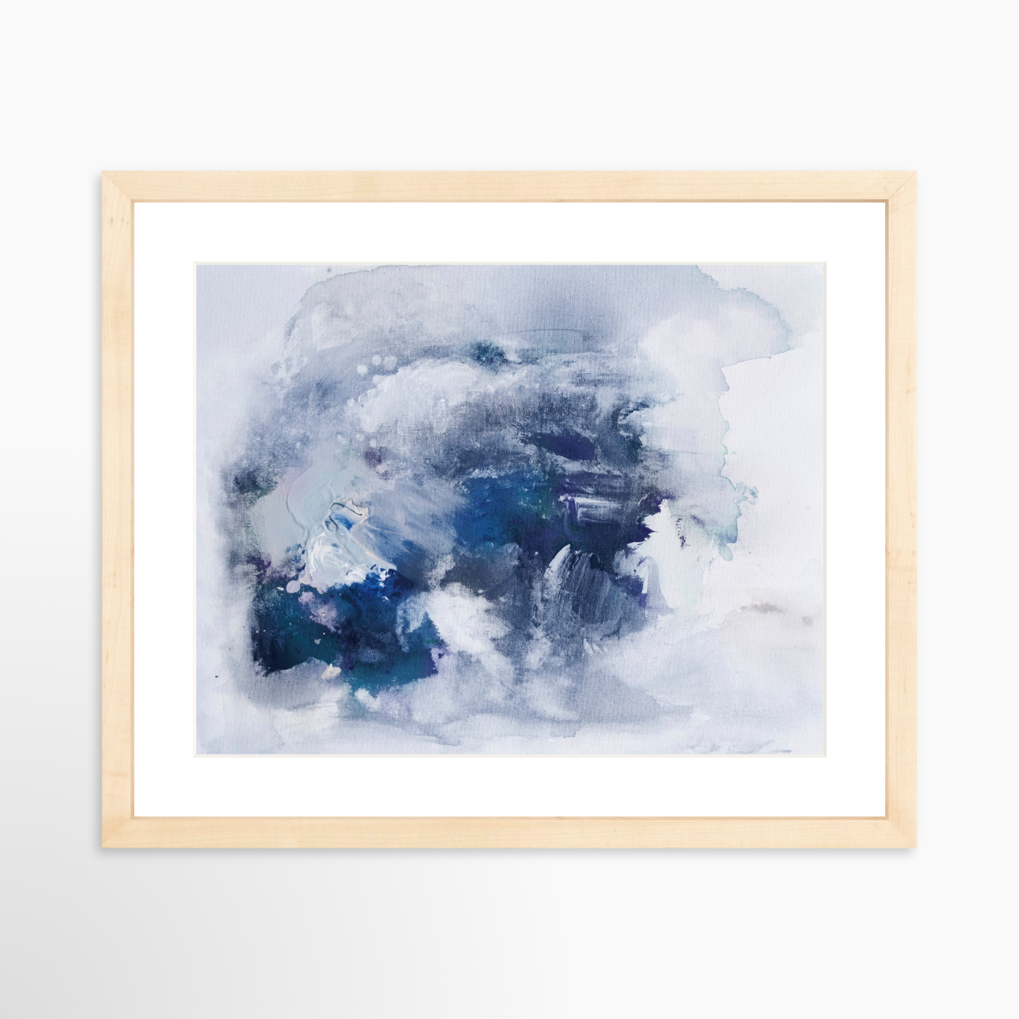 14x11 / Natural Frame + White Mat