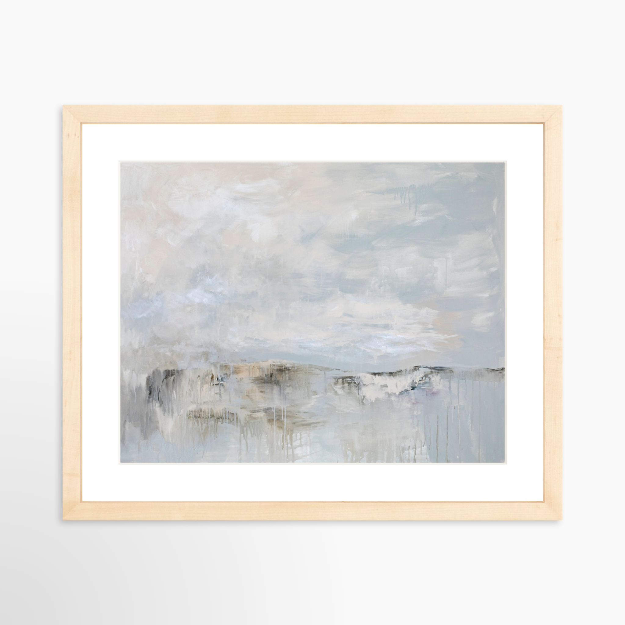 14x11 / Natural Frame + White Mat