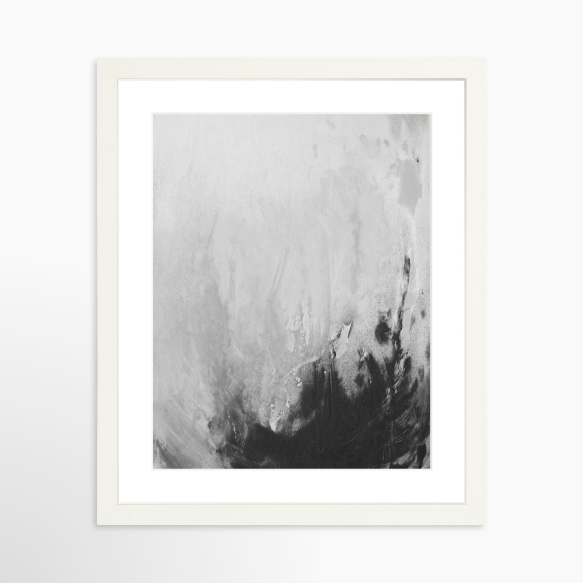 11x14 / White Frame + White Mat