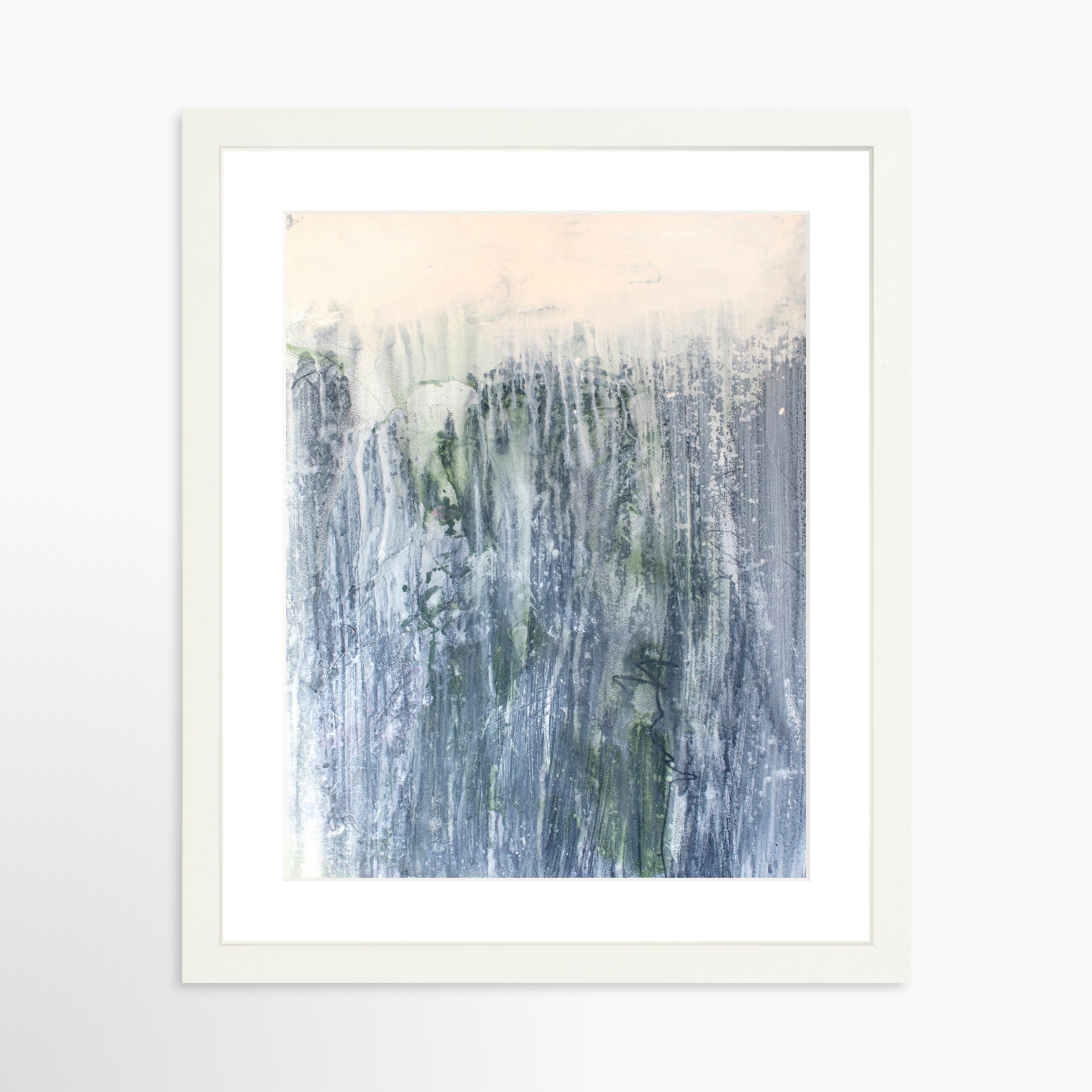 11x14 / White Frame + White Mat