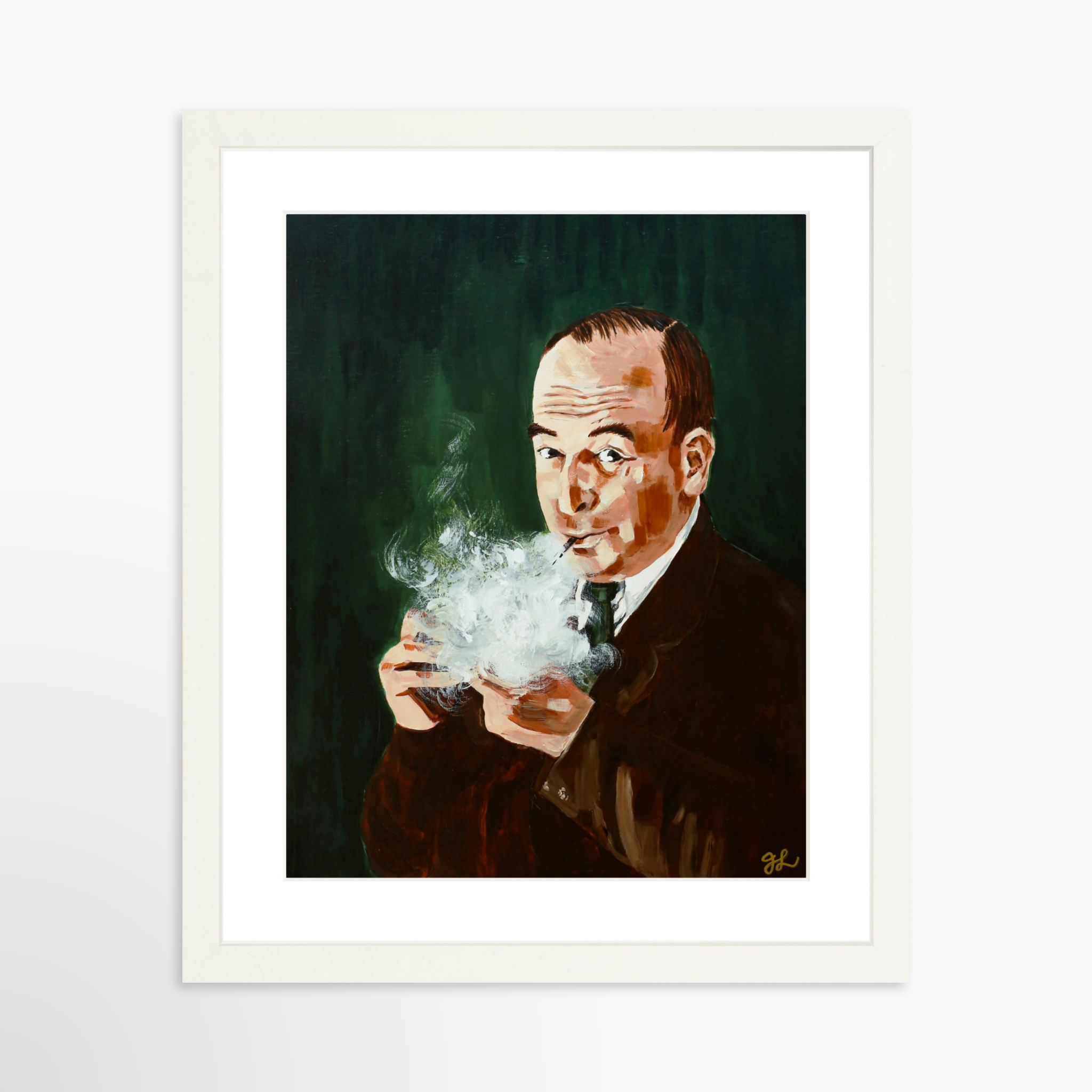 11x14 / White Frame + White Mat