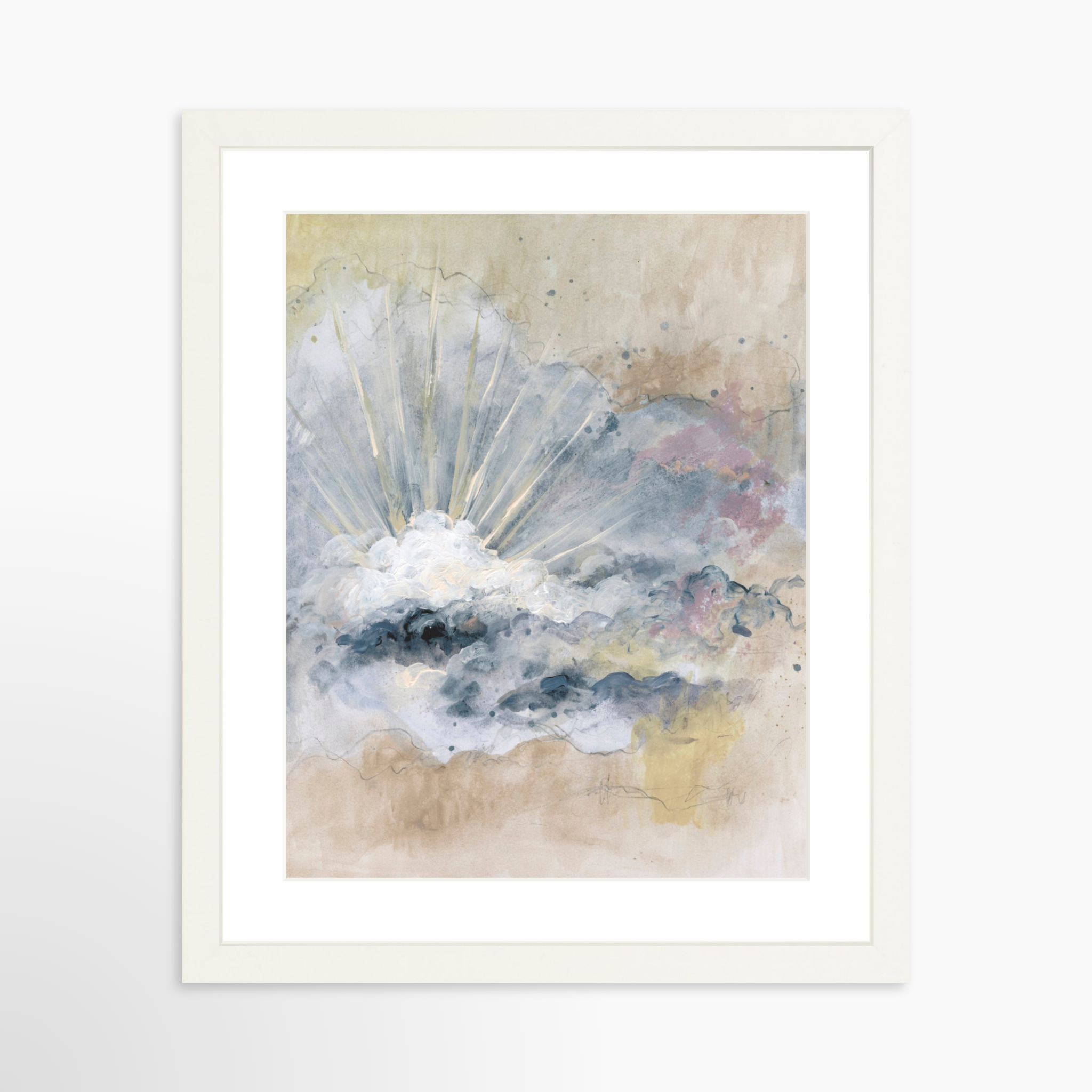 11x14 / White Frame + White Mat