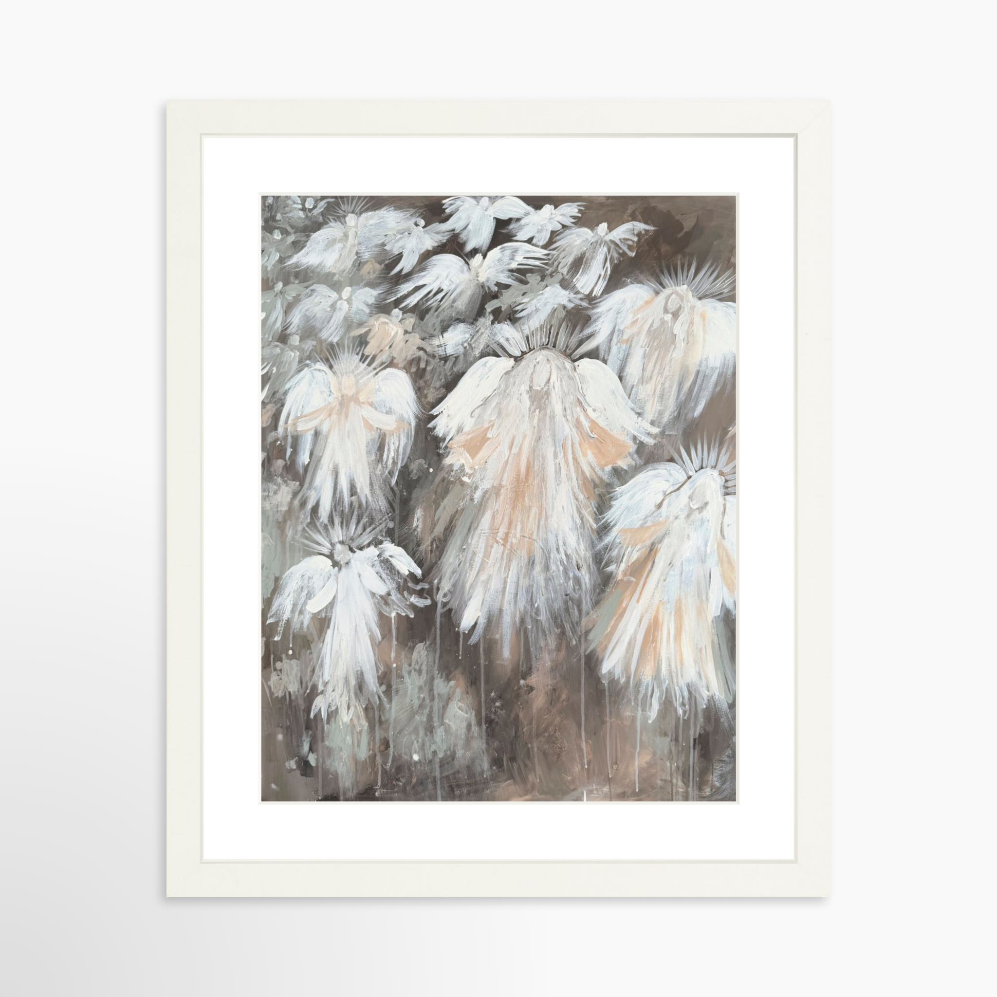 11x14 / White Frame + White Mat