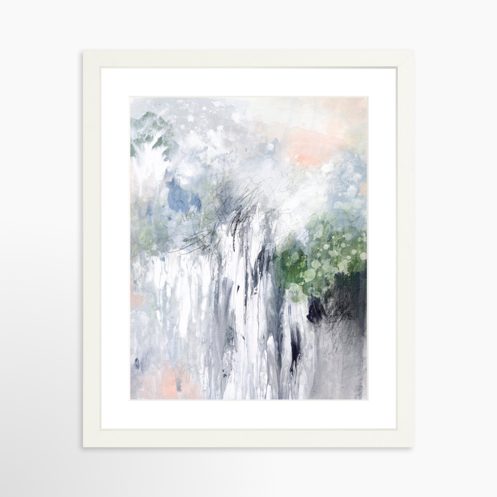 11x14 / White Frame + White Mat