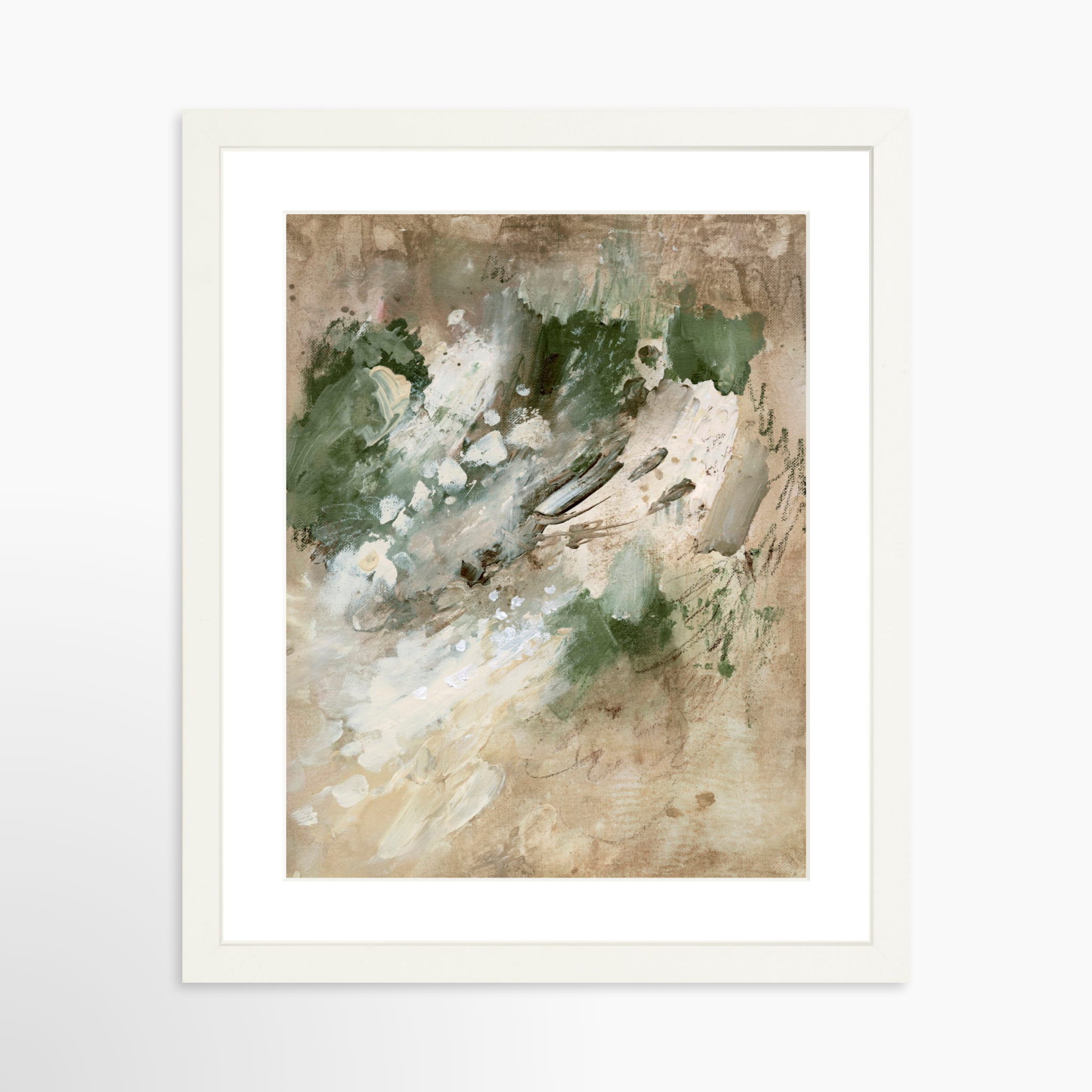 11x14 / White Frame + White Mat