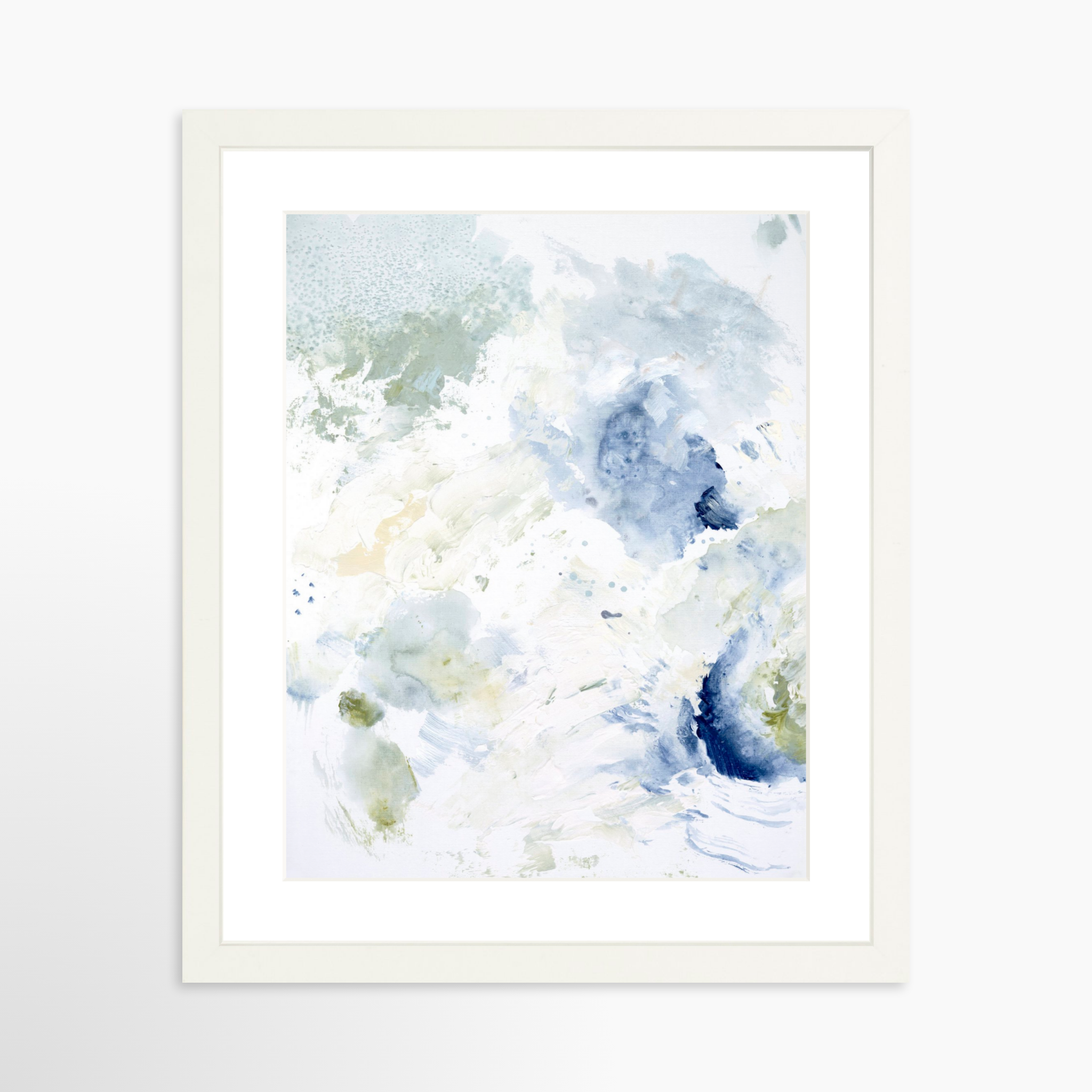 11x14 / White Frame + White Mat