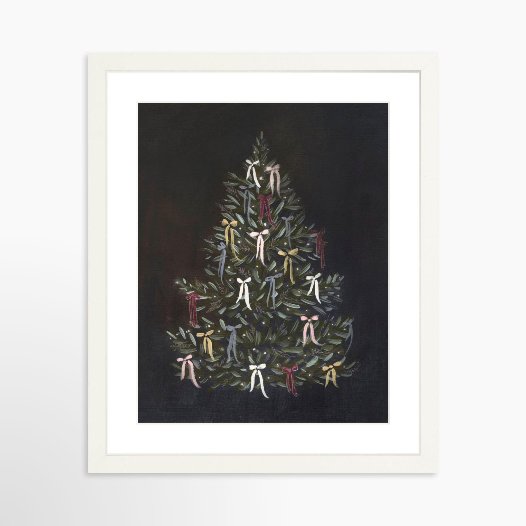 11x14 / White Frame + White Mat