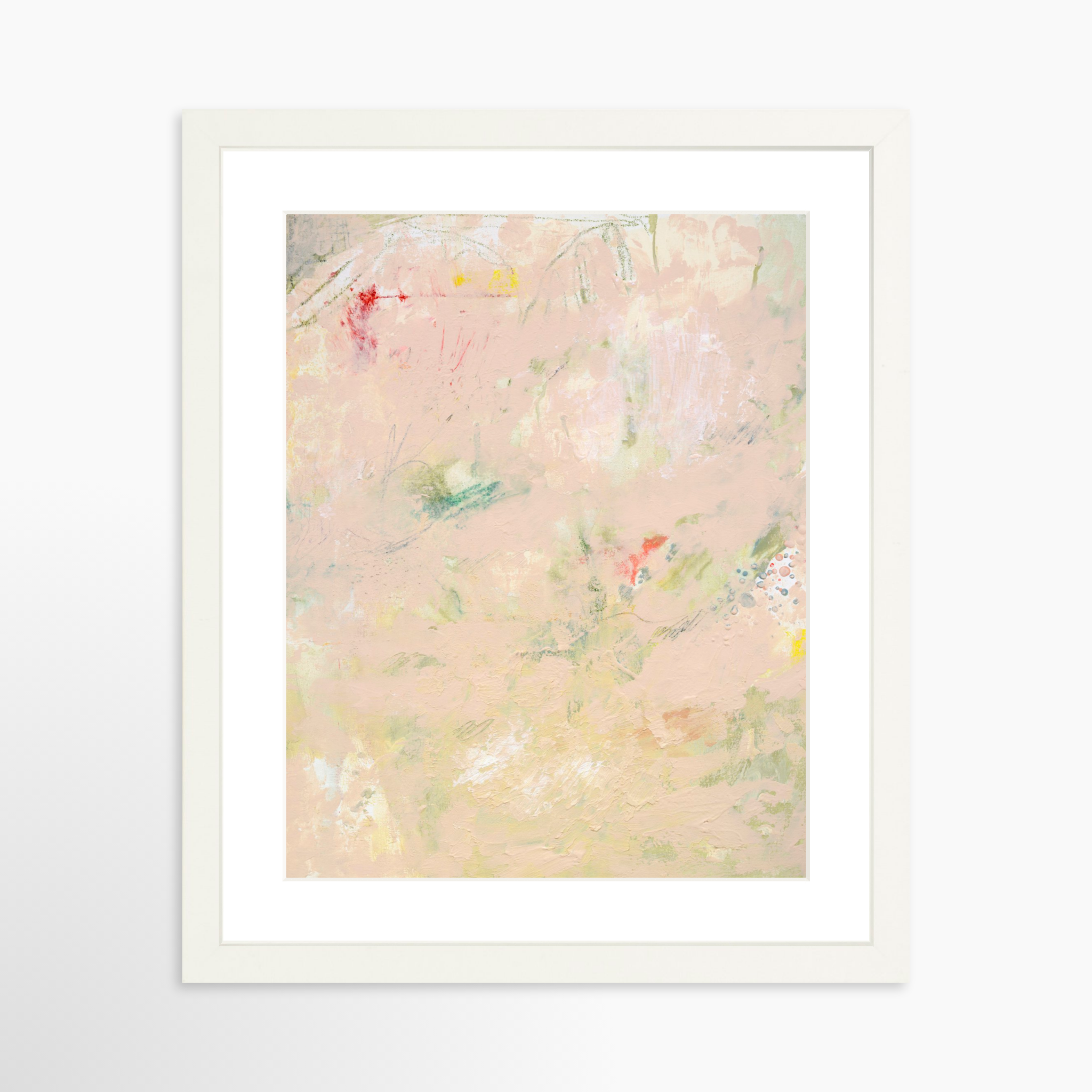 11x14 / White Frame + White Mat