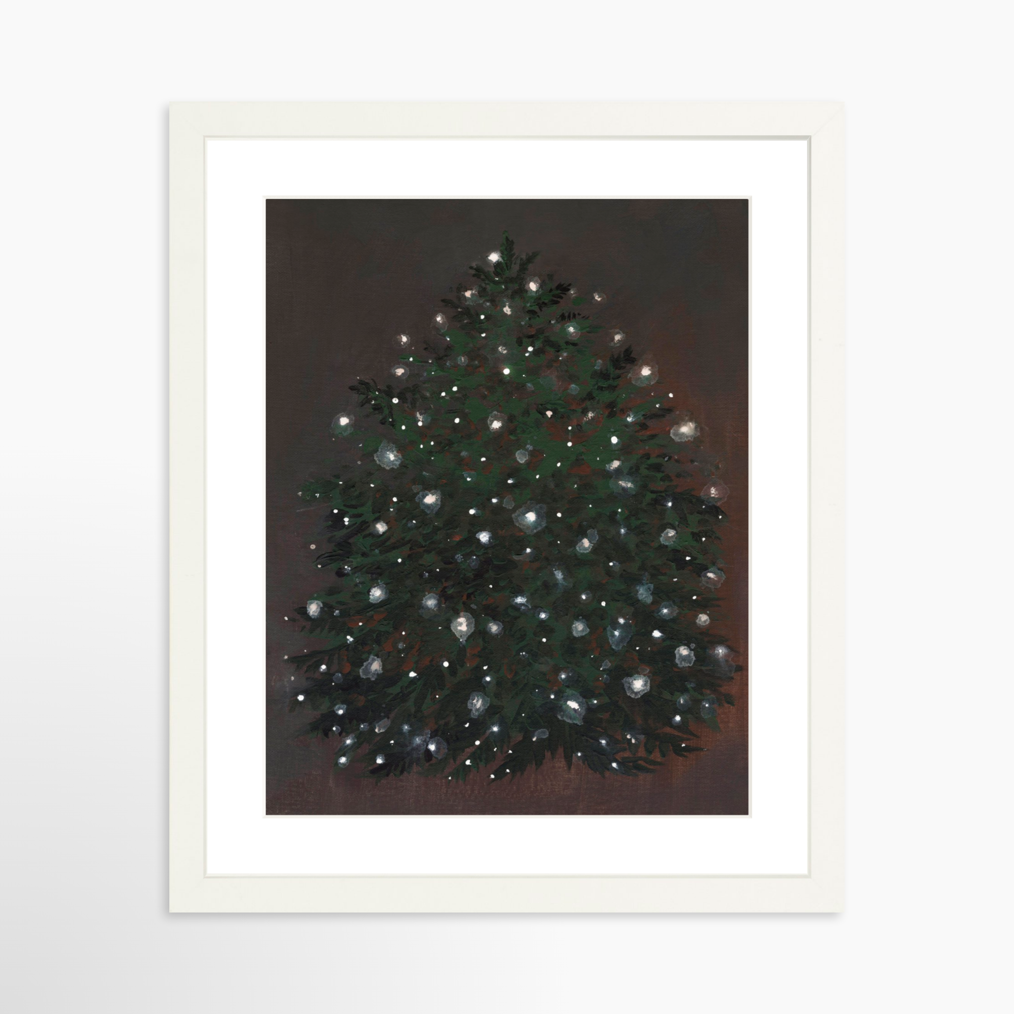 11x14 / White Frame + White Mat