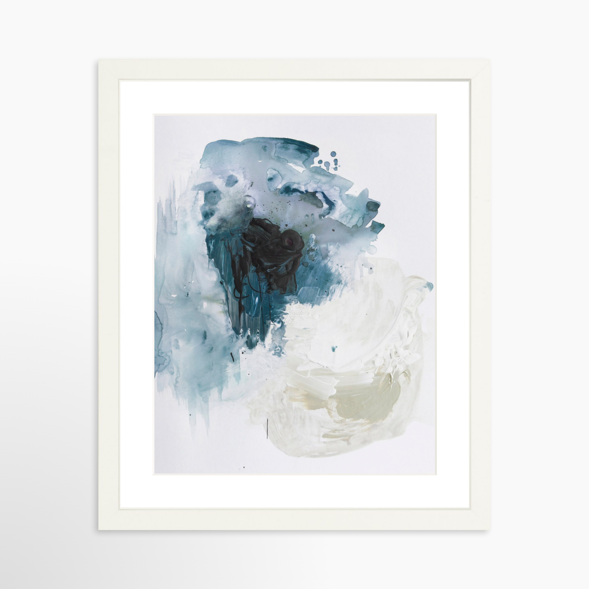 11x14 / White Frame + White Mat