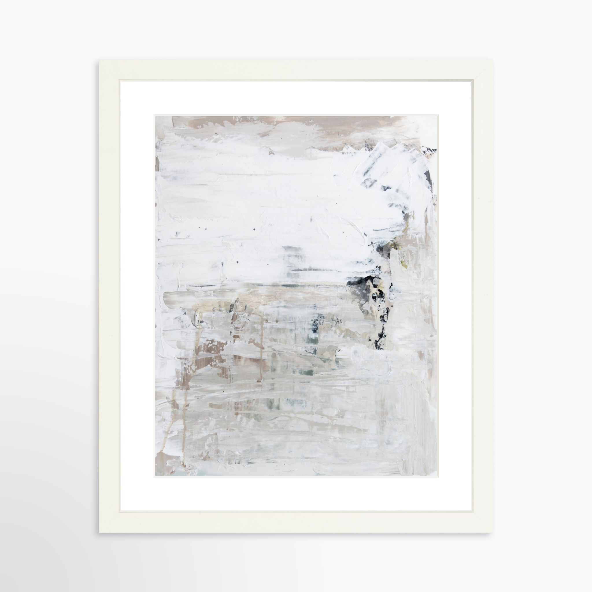 11x14 / White Frame + White Mat