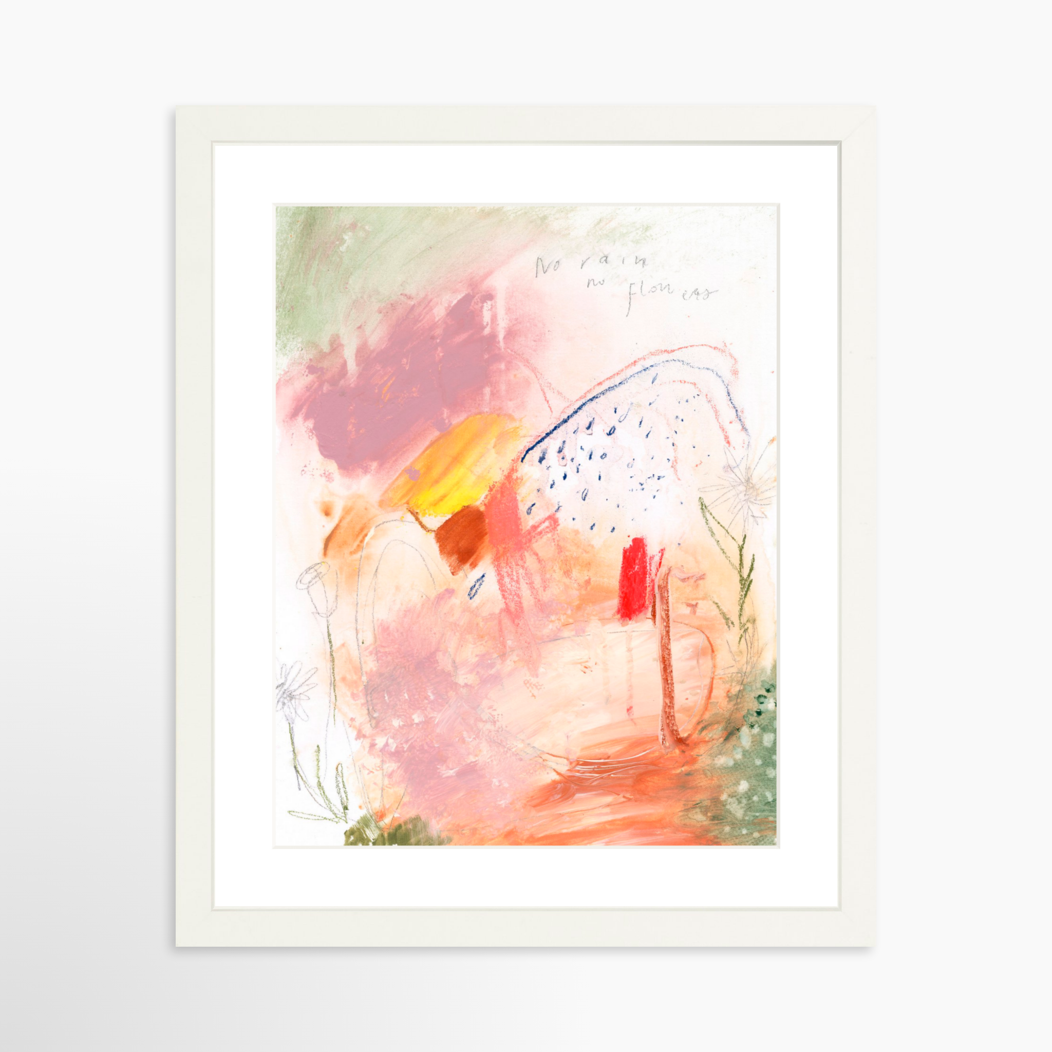 11x14 / White Frame + White Mat