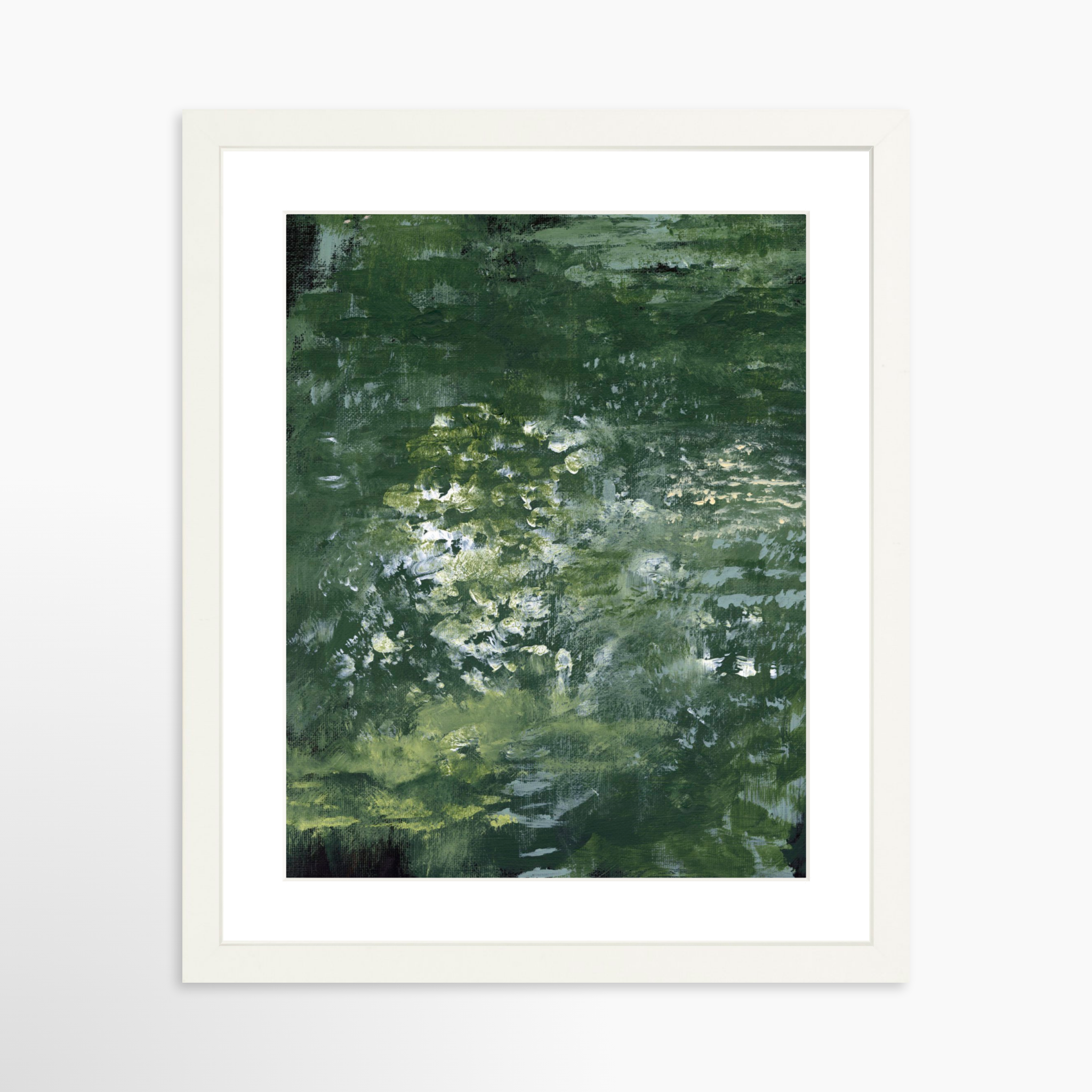 11x14 / White Frame + White Mat