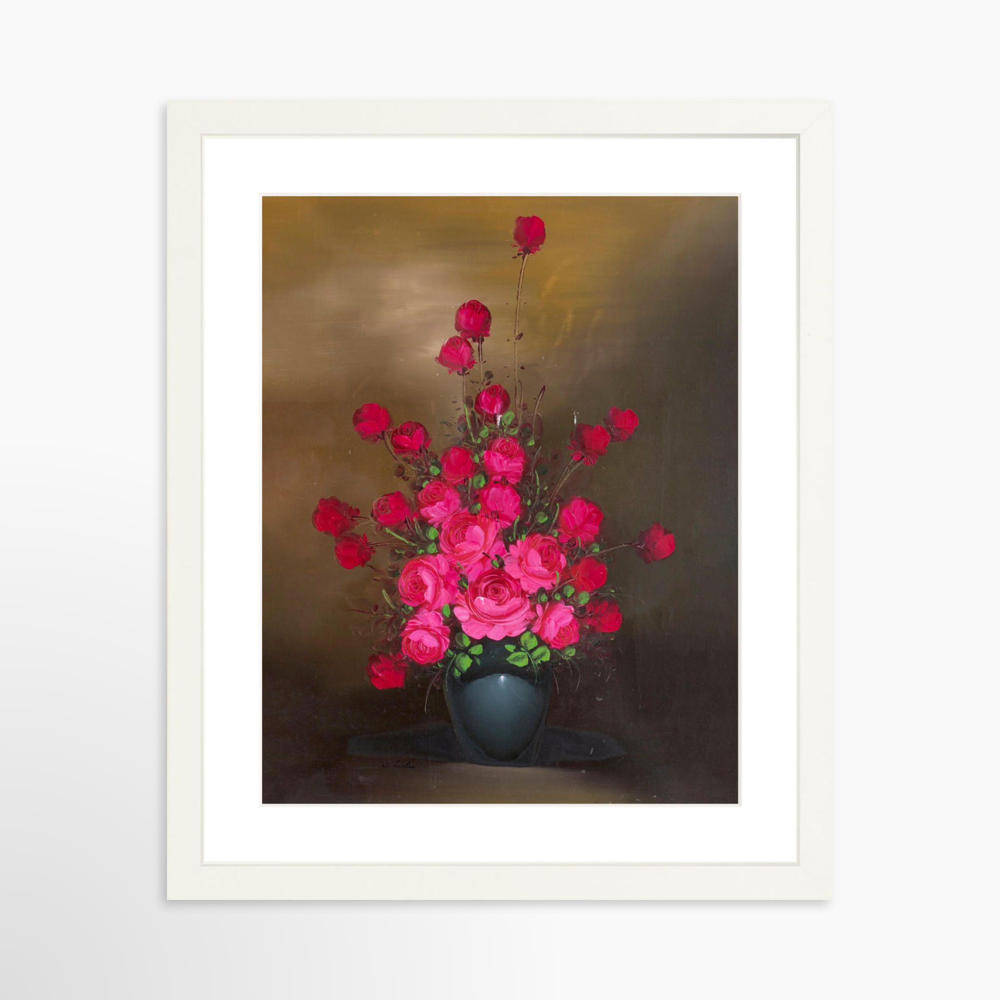 11x14 / White Frame + White Mat
