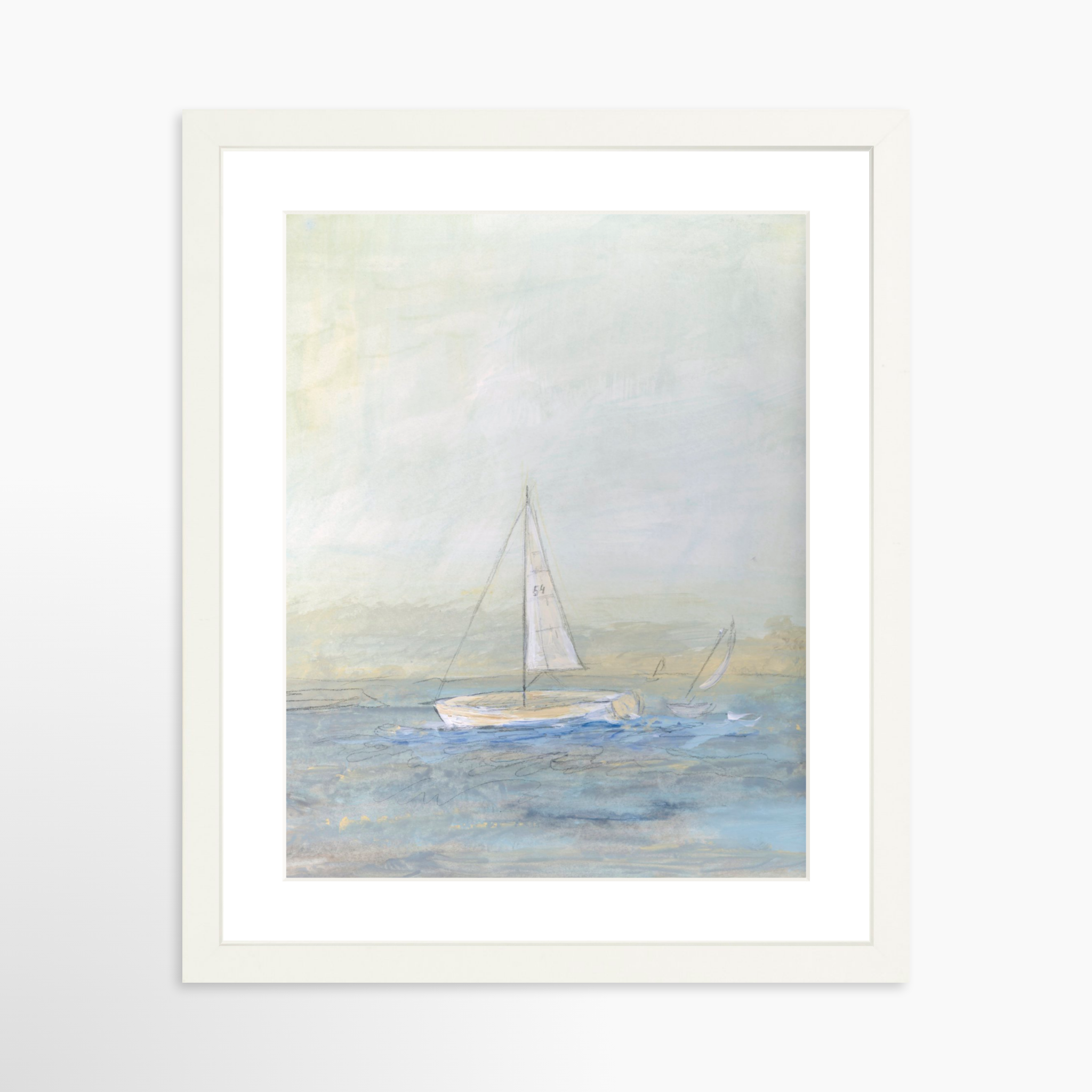 11x14 / White Frame + White Mat