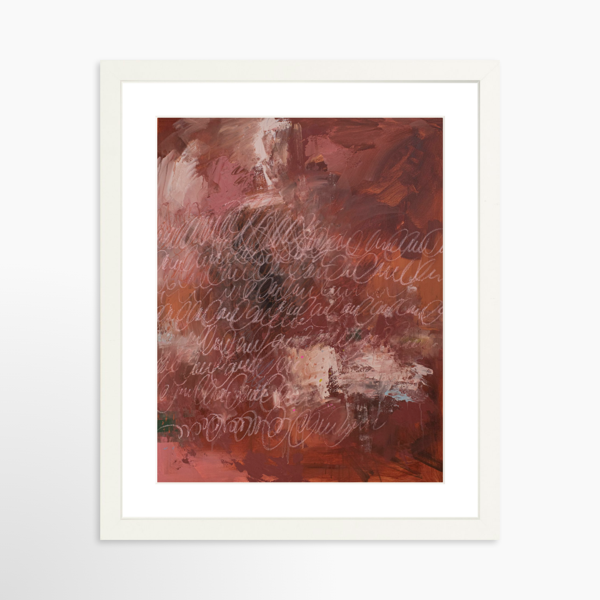 11x14 / White Frame + White Mat