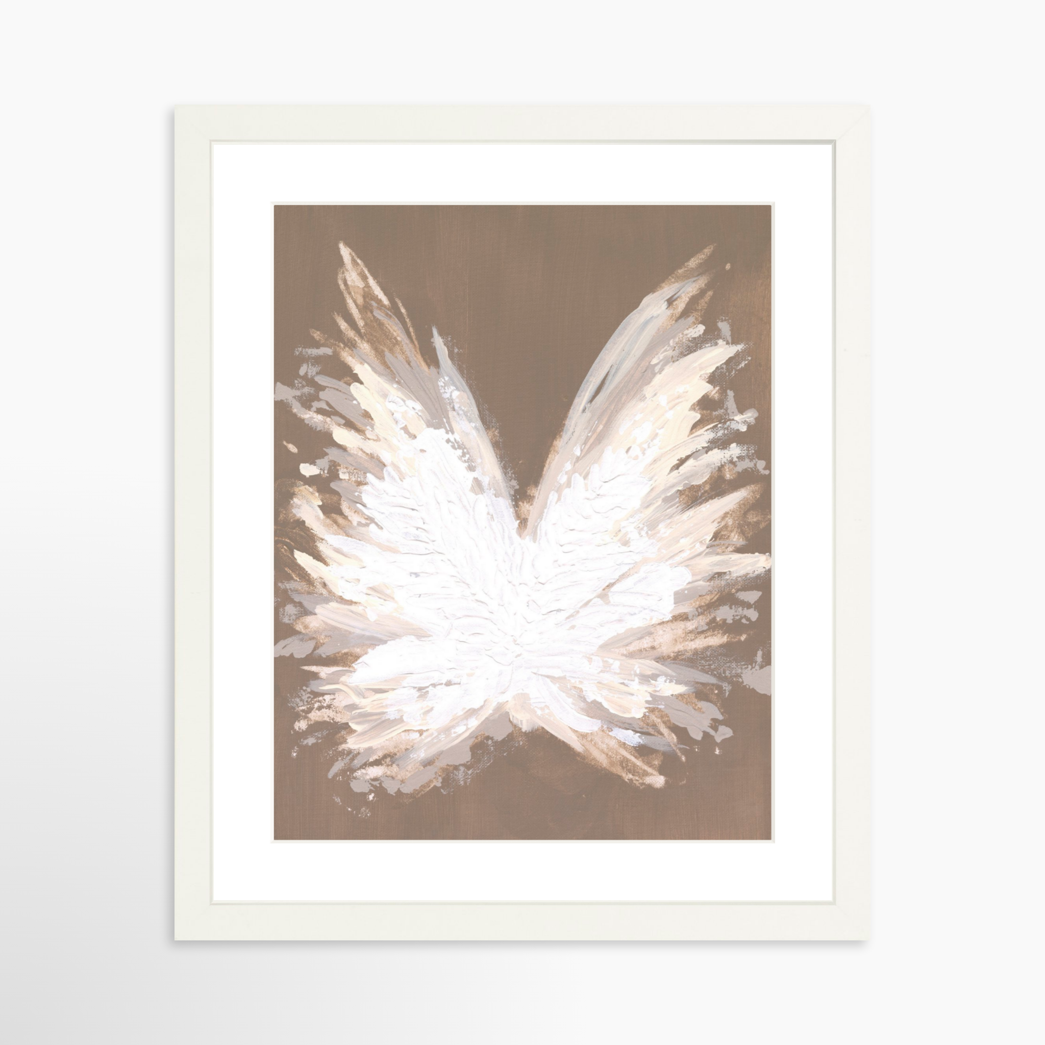 11x14 / White Frame + White Mat