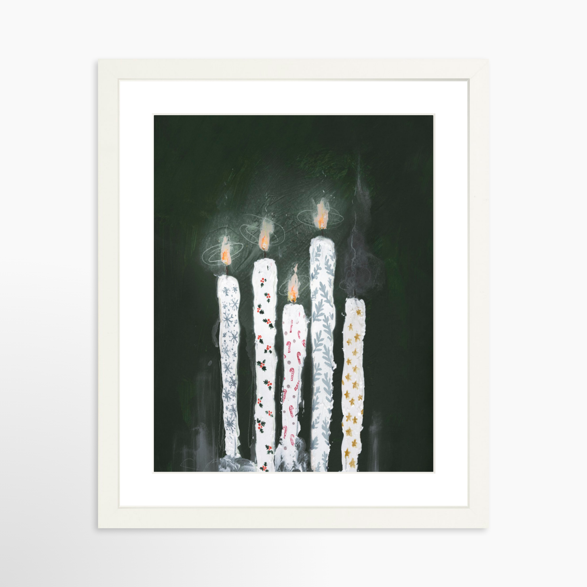 11x14 / White Frame + White Mat