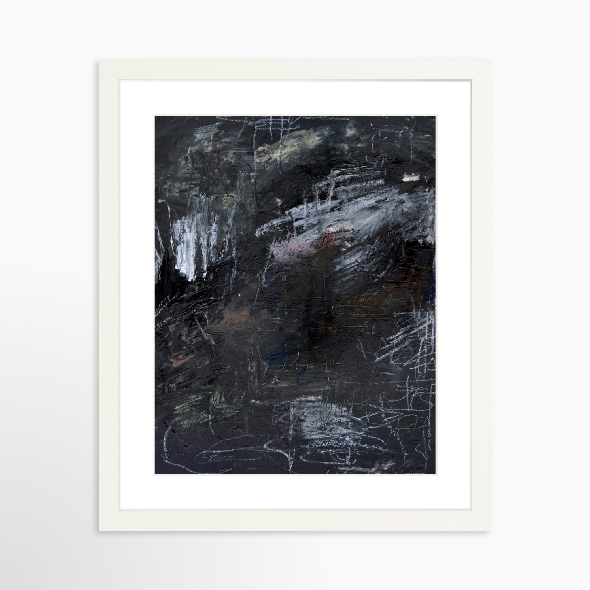 11x14 / White Frame + White Mat
