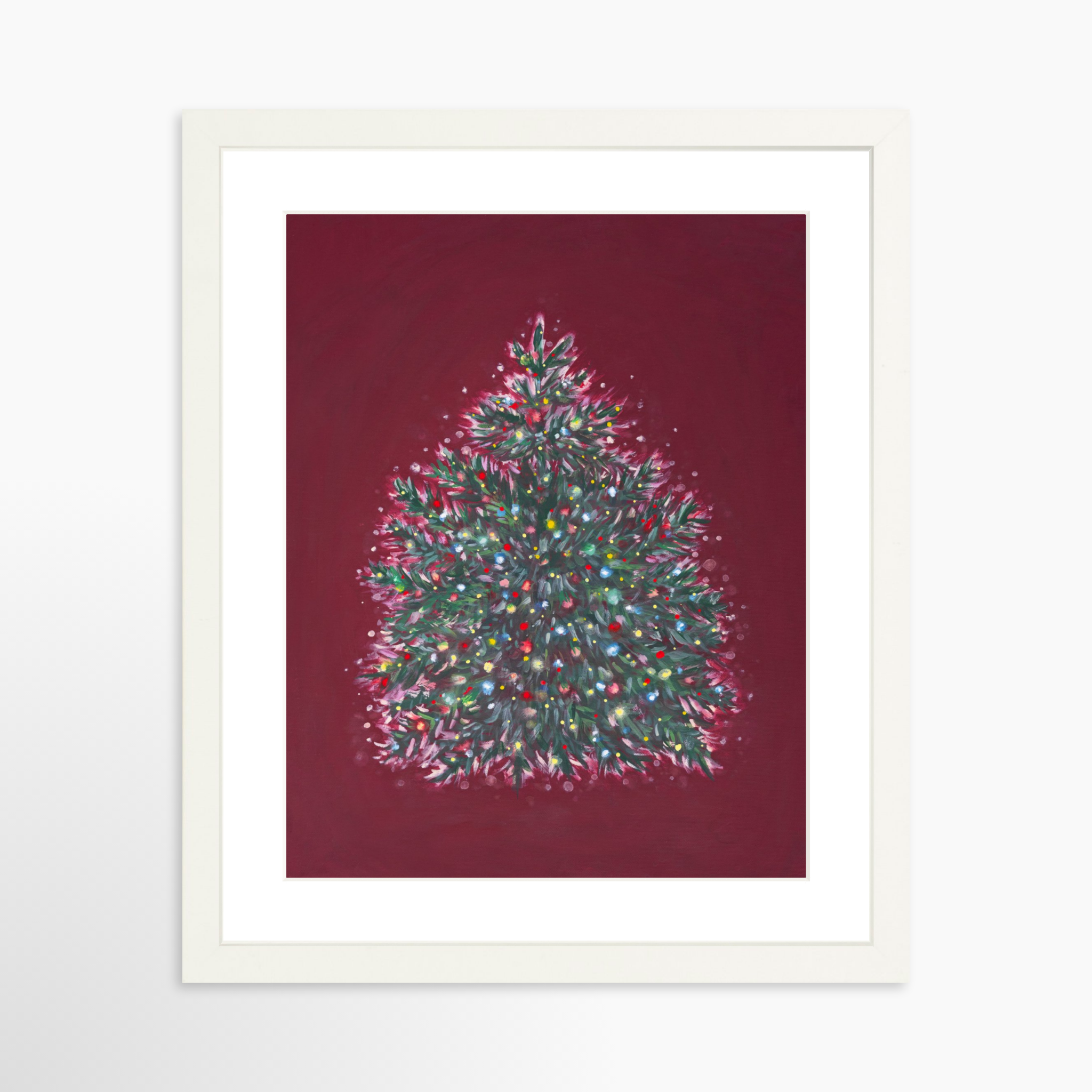 11x14 / White Frame + White Mat