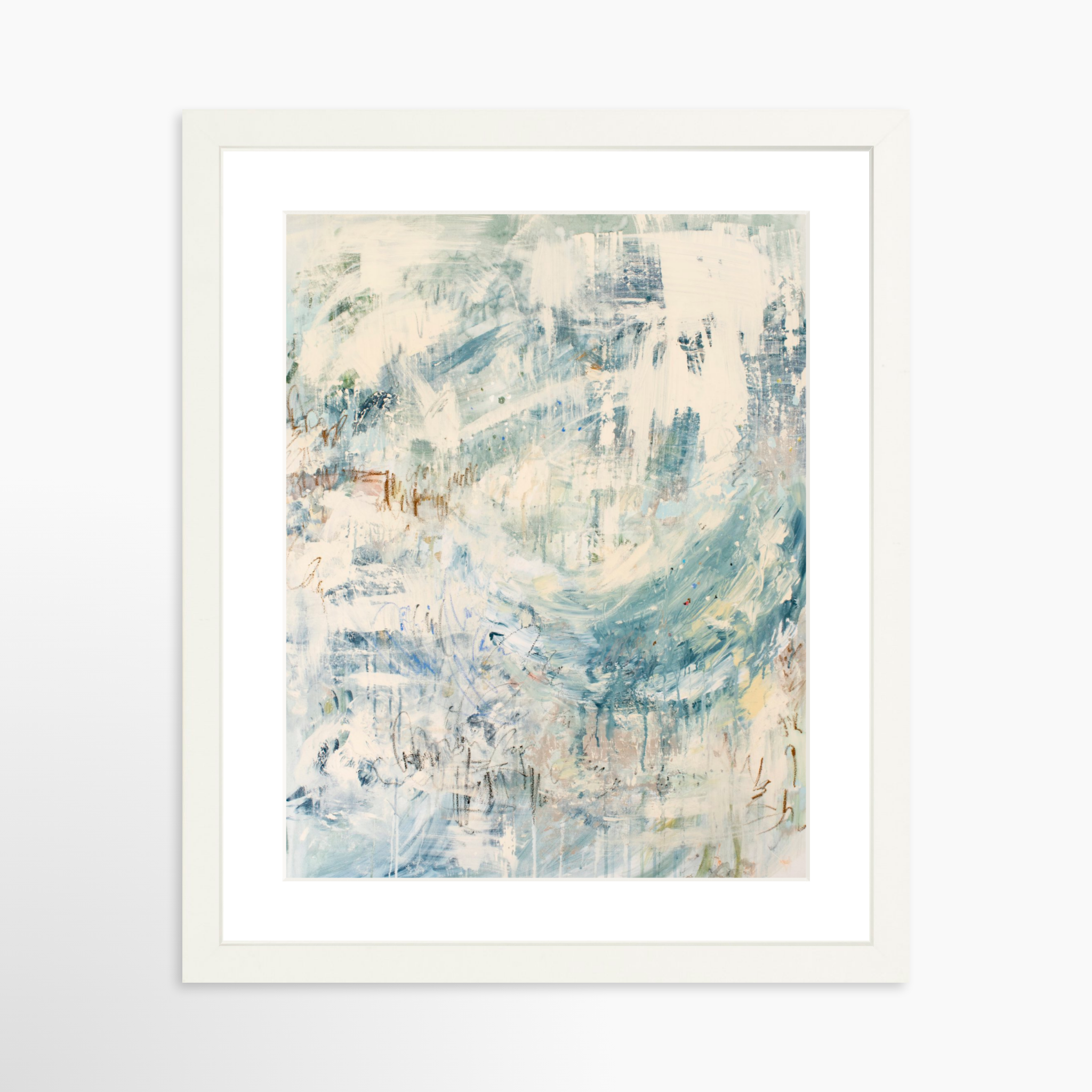 11x14 / White Frame + White Mat