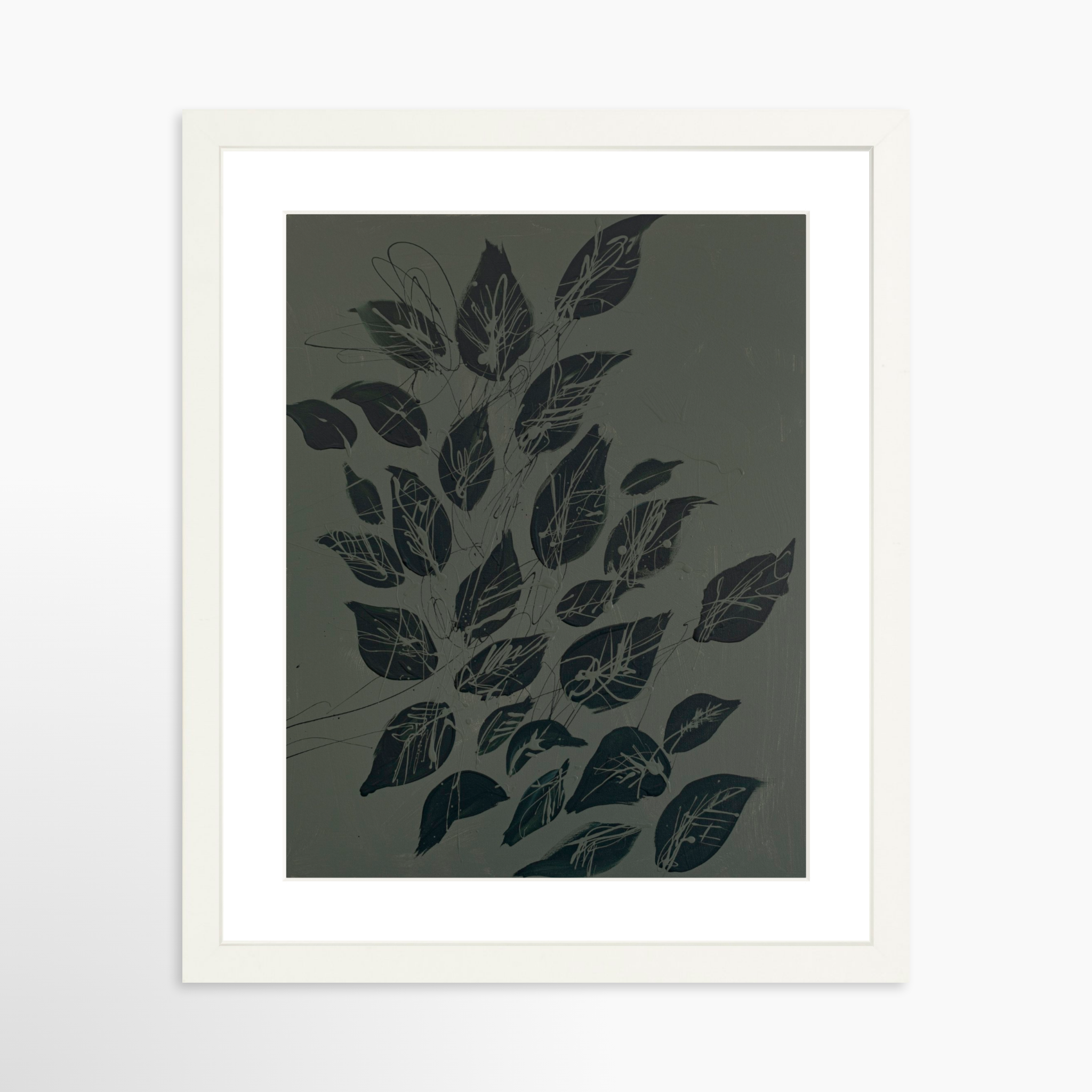 11x14 / White Frame + White Mat