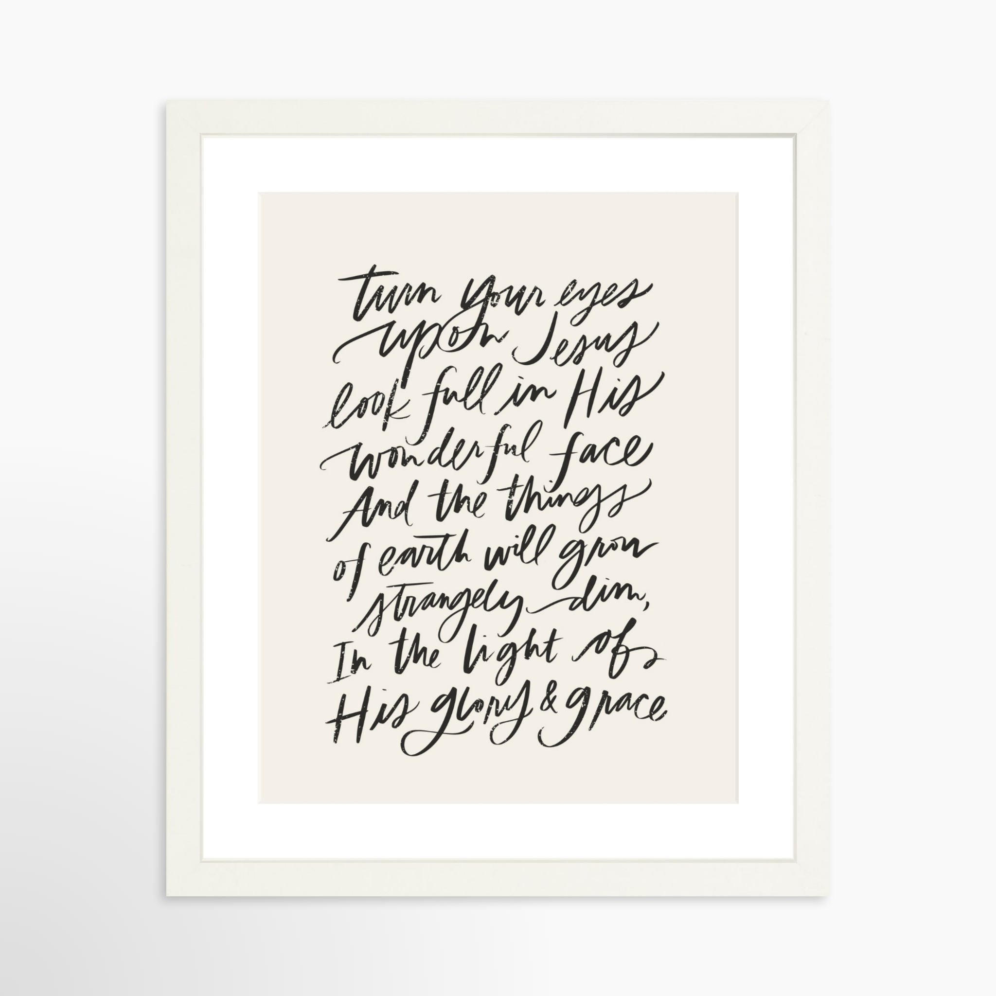 11x14 / White Frame + White Mat