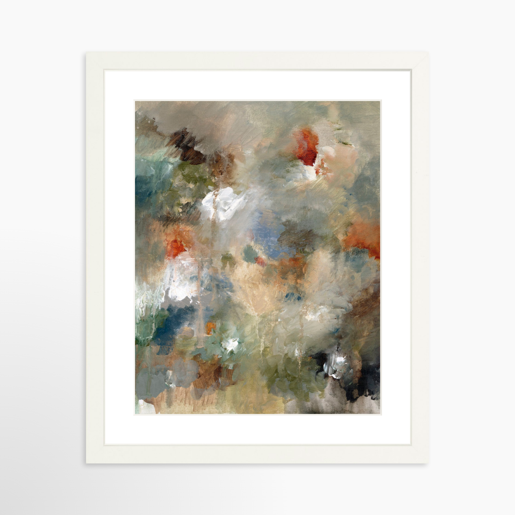 11x14 / White Frame + White Mat