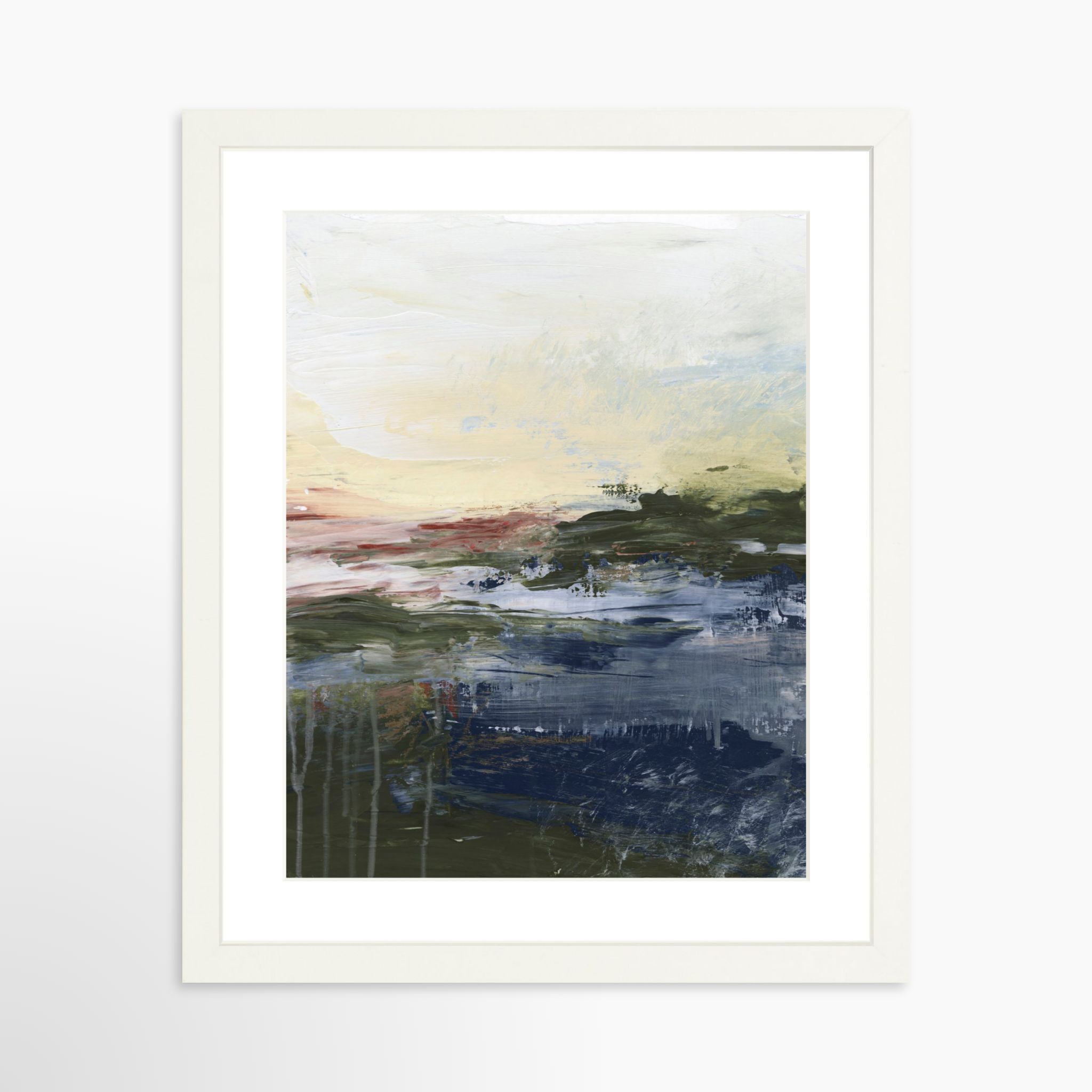 11x14 / White Frame + White Mat