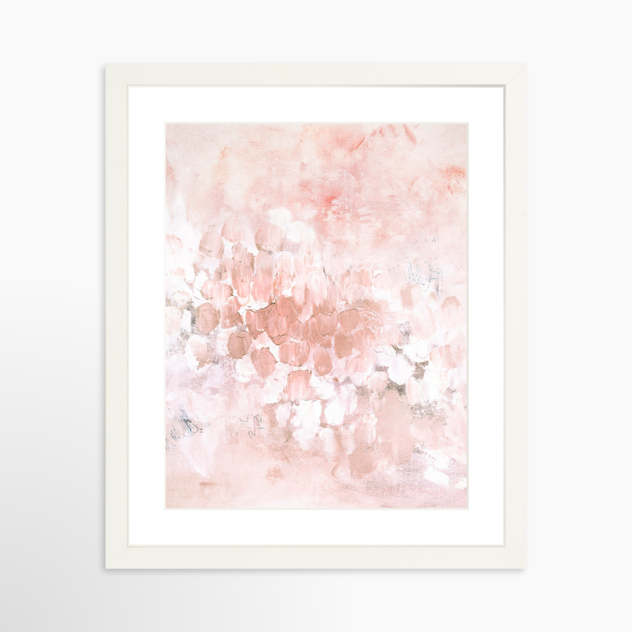 11x14 / White Frame + White Mat