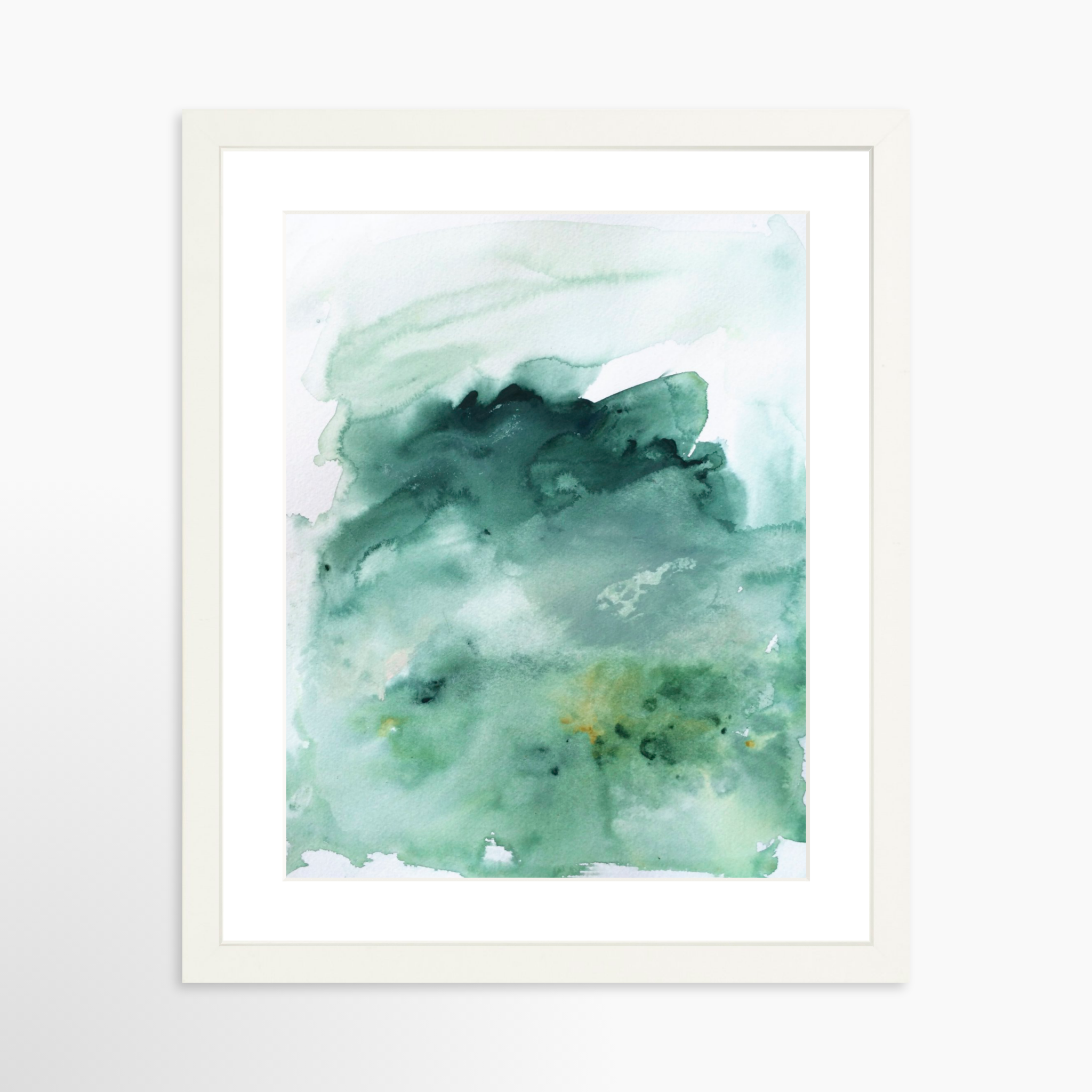 11x14 / White Frame + White Mat