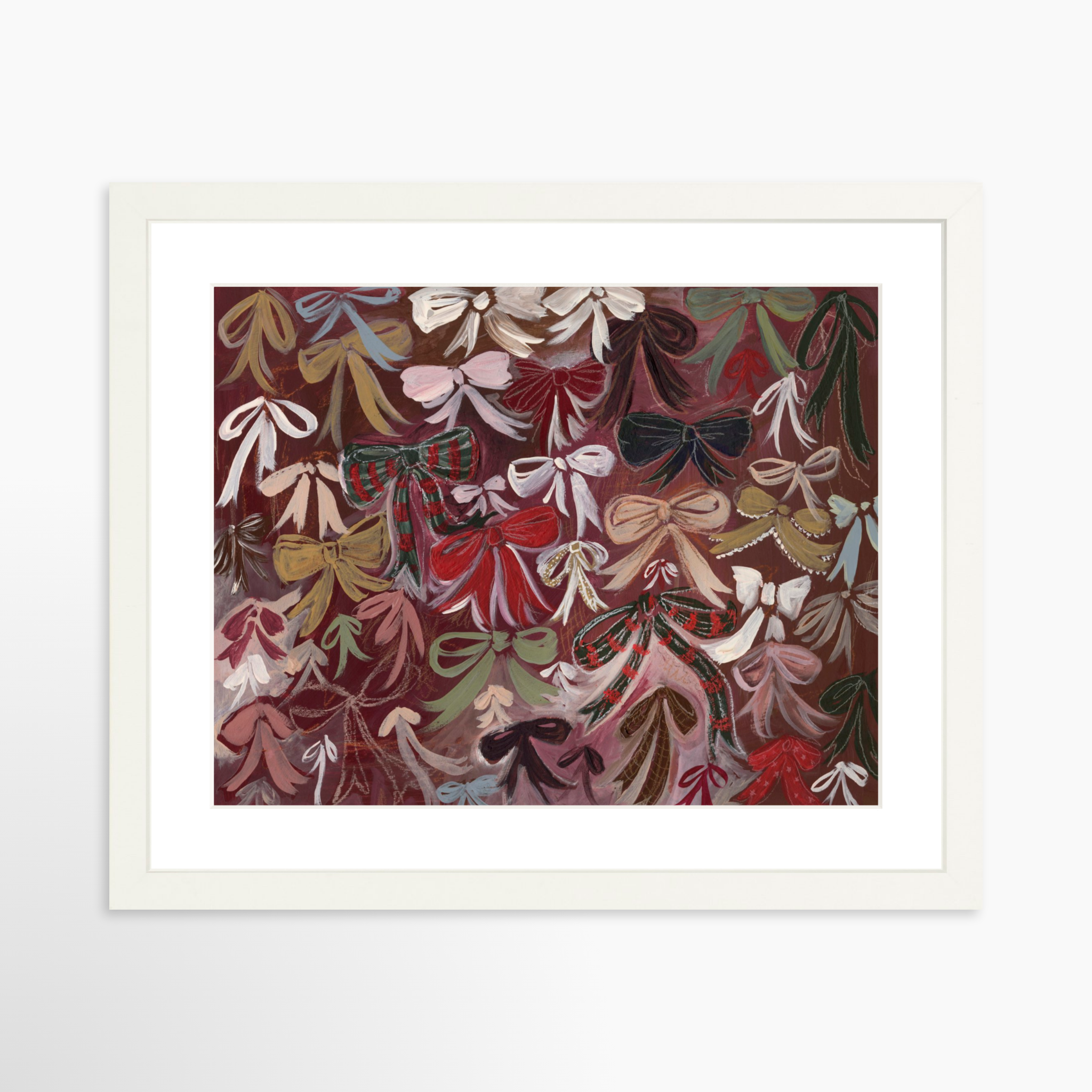 14x11 / White Frame + White Mat